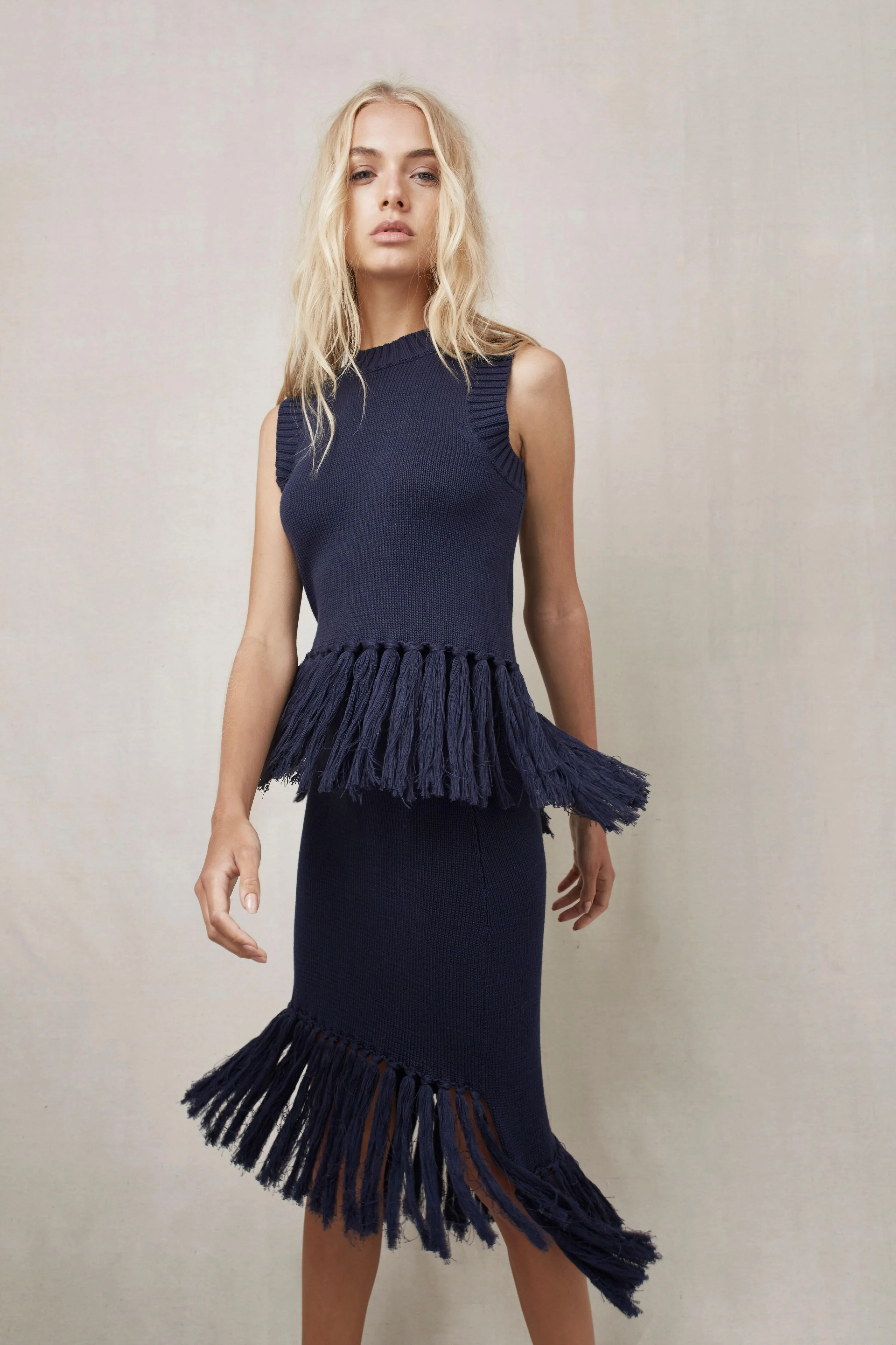 Finders Keepers The Label WOMENS GRADUATES TOP NAVY - Image 3