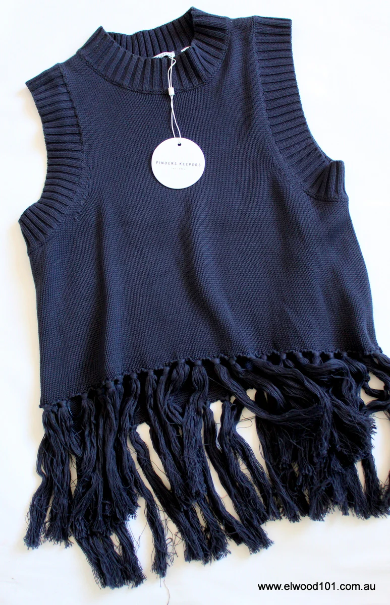 Finders Keepers The Label WOMENS GRADUATES TOP NAVY - Image 7
