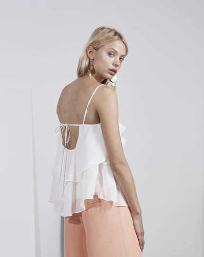 Finders Keepers The Label WOMENS MATEO TOP - CLOUD - Image 5