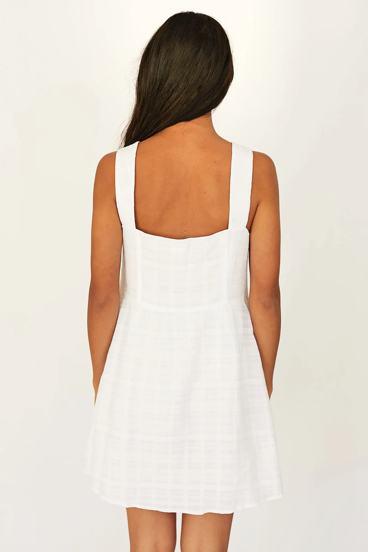 Girl And the Sun WOMENS LINDA DRESS - WHITE - Image 5