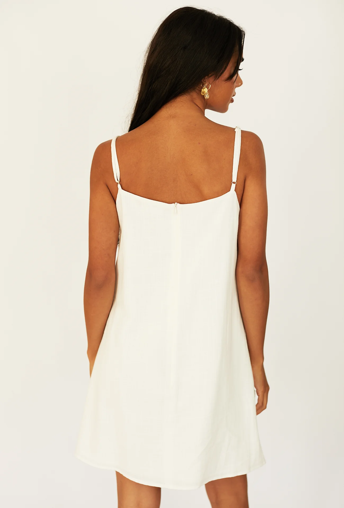 Girl And the Sun WOMENS SCENIC CAMI DRESS - WHITE - Image 2