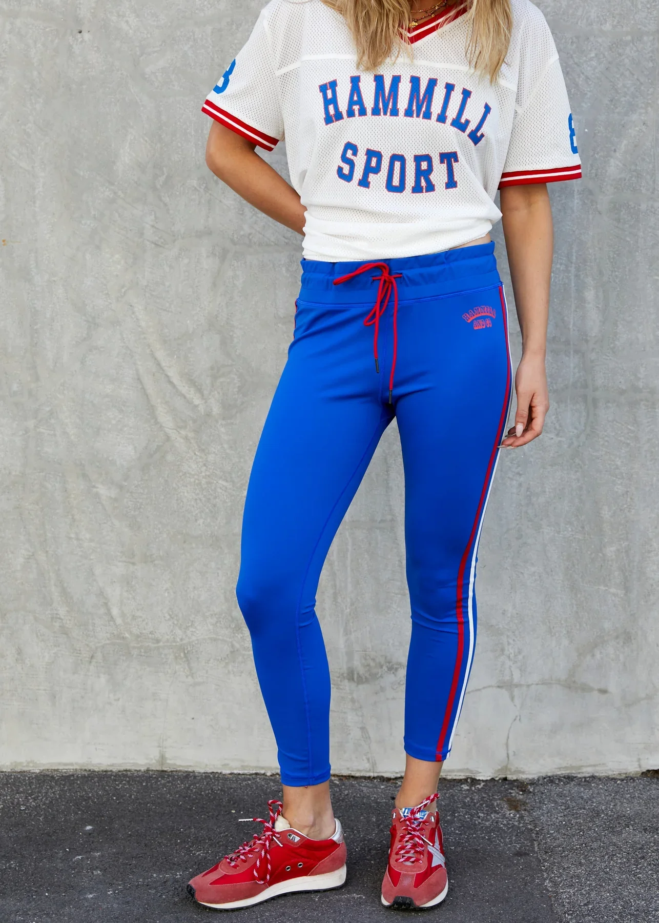 HAMMILL & CO Womens 74 Hammill Sport Legging in Royal Blue - Image 2