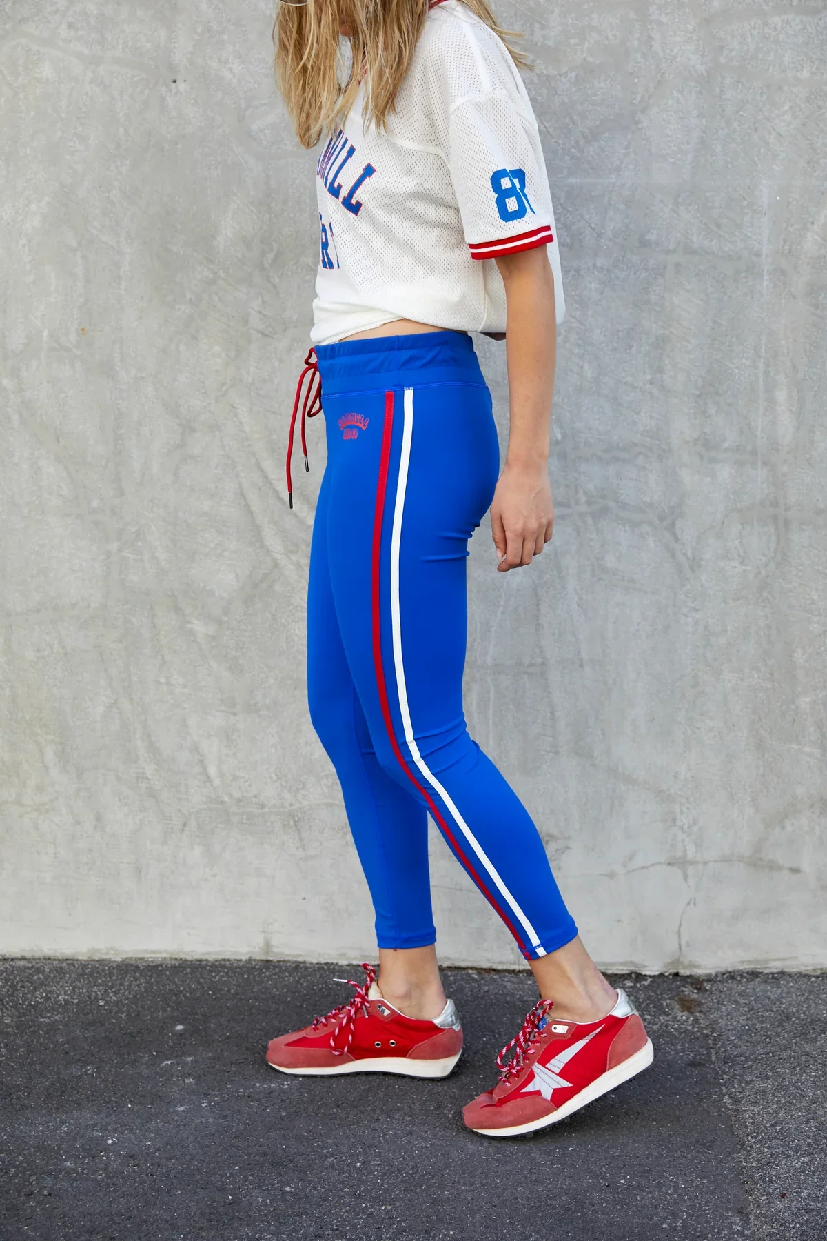 HAMMILL & CO Womens 74 Hammill Sport Legging in Royal Blue - Image 4