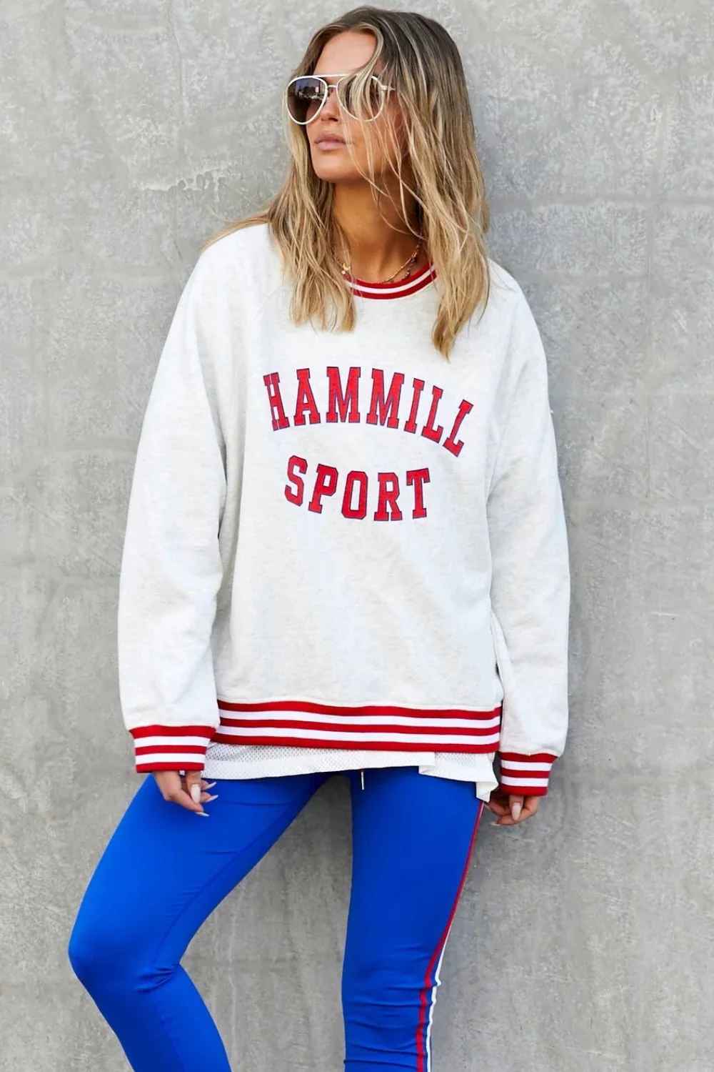 HAMMILL & CO Womens 74 Hammill Sport Sweat in Oatmeal