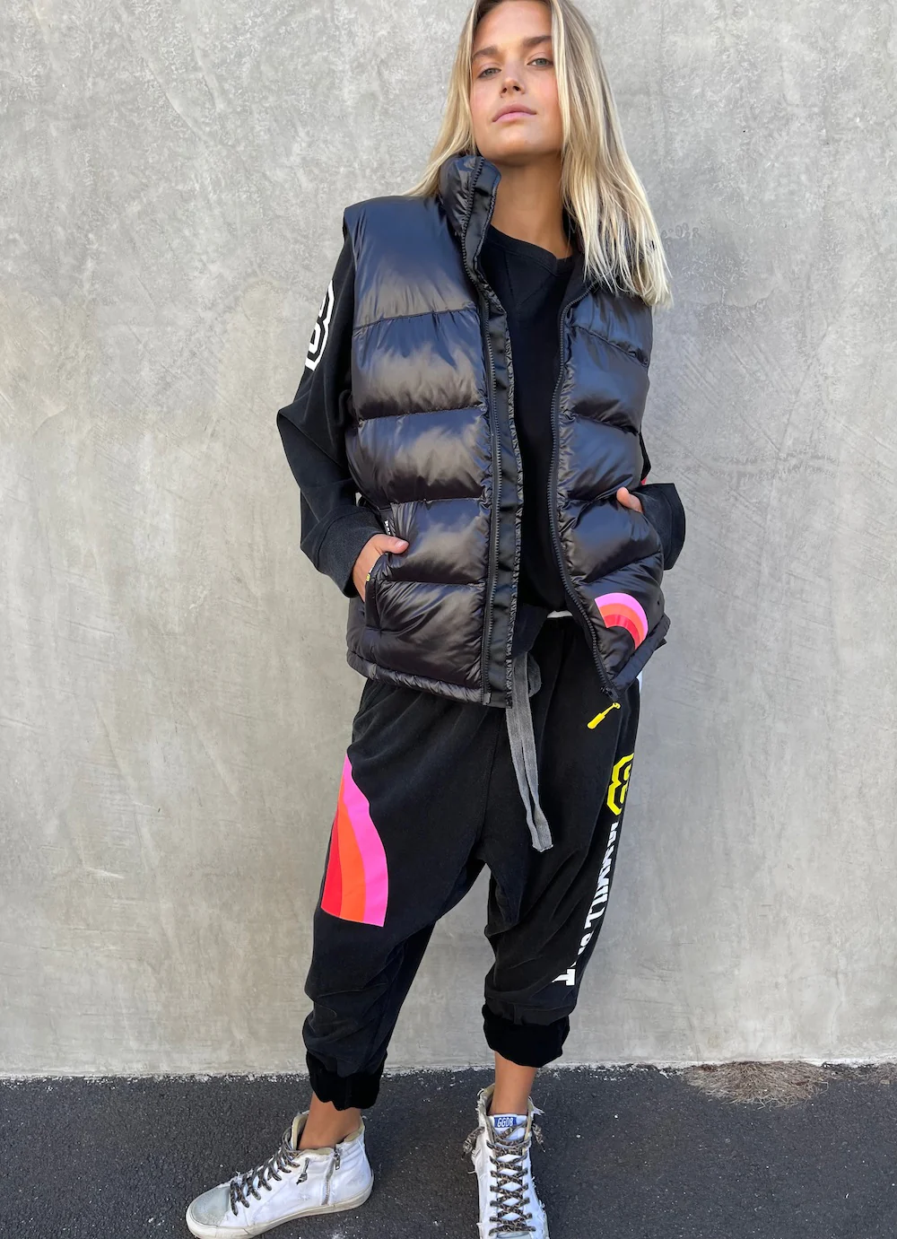 HAMMILL & CO Womens Puffer Vest Black - Image 13