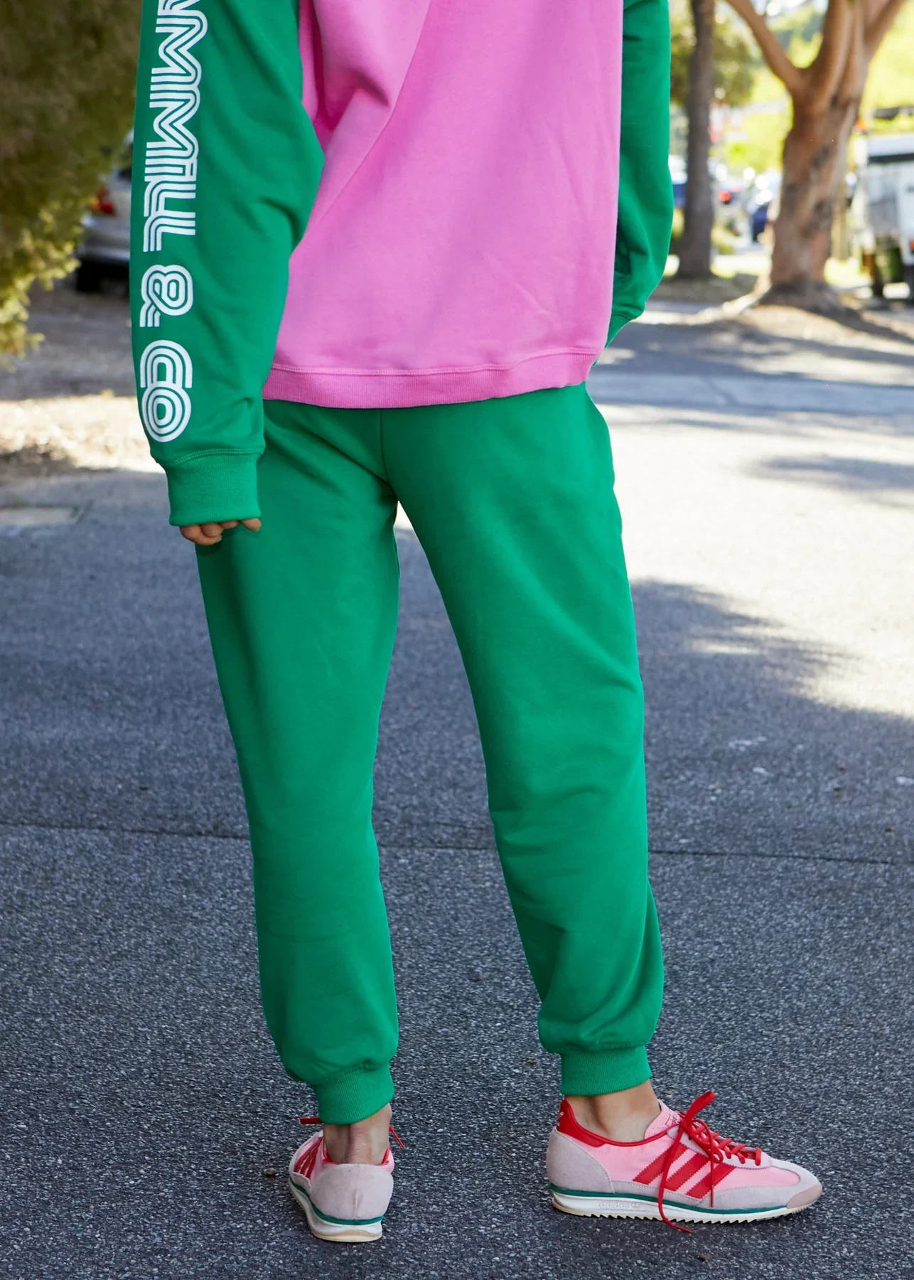 HAMMILL & CO Womens Retro Green Track Pant - Image 6