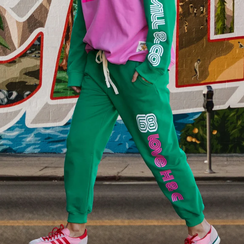 HAMMILL & CO Womens Retro Green Track Pant - Image 9