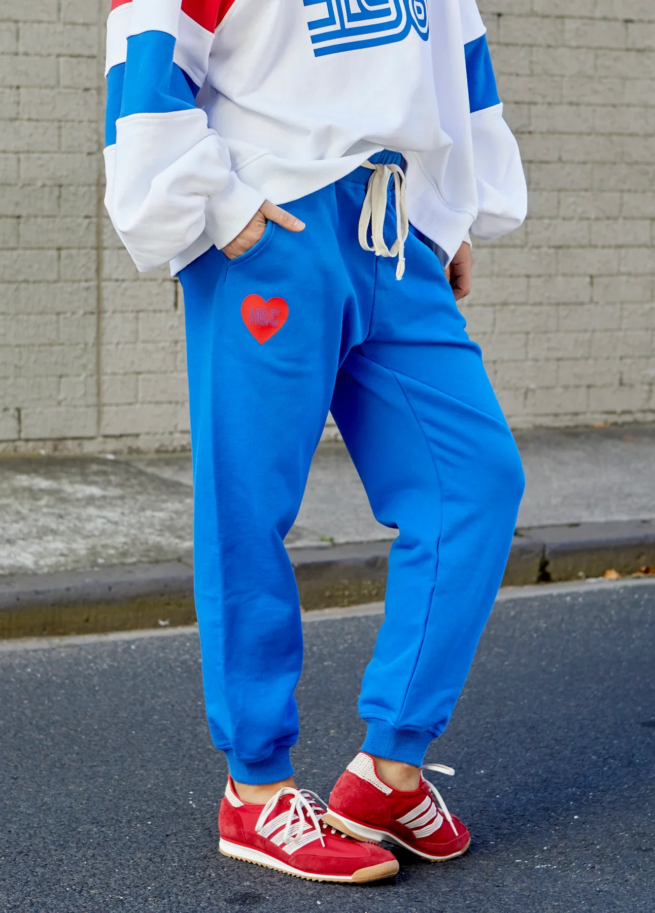 HAMMILL & CO Womens Royal Blue Love Track Pant - Image 4