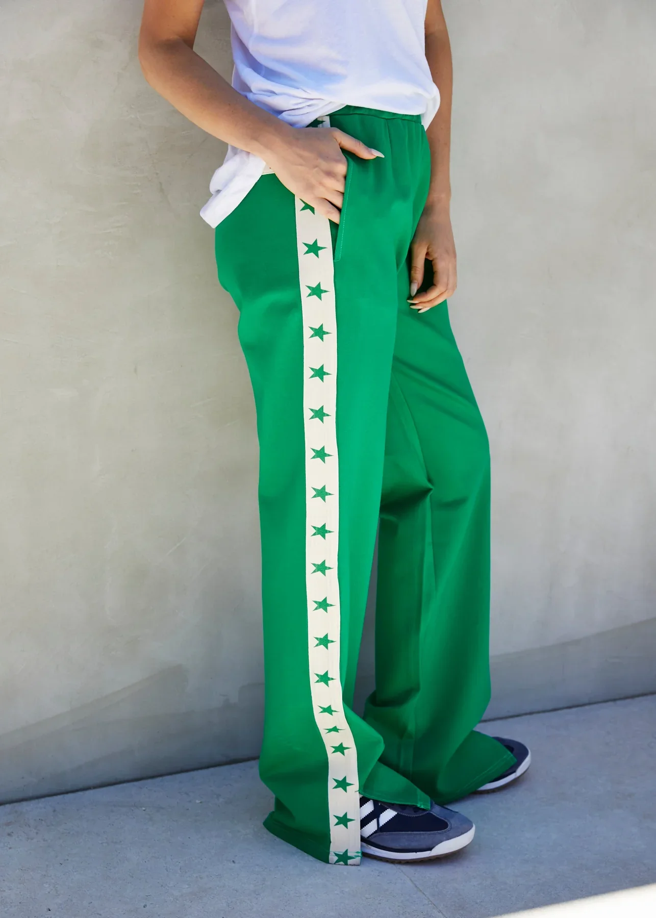 HAMMILL & Co Womens Superstar Sport Pant in Green - Image 4