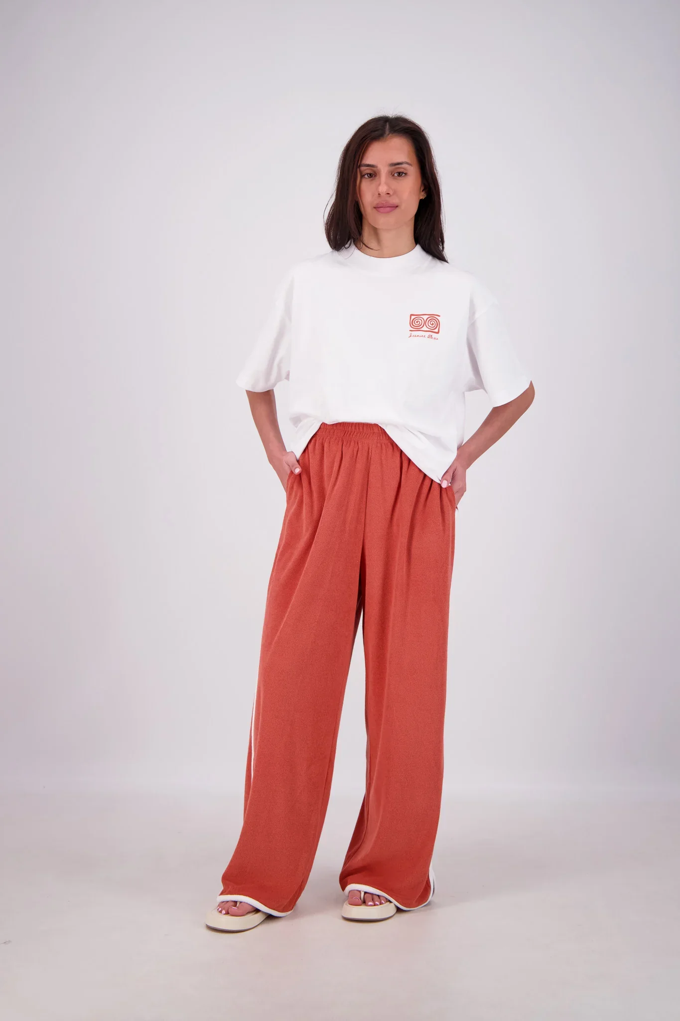 JASMINE ALEXA Womens Kuhio Pants in Tobacco - Image 7