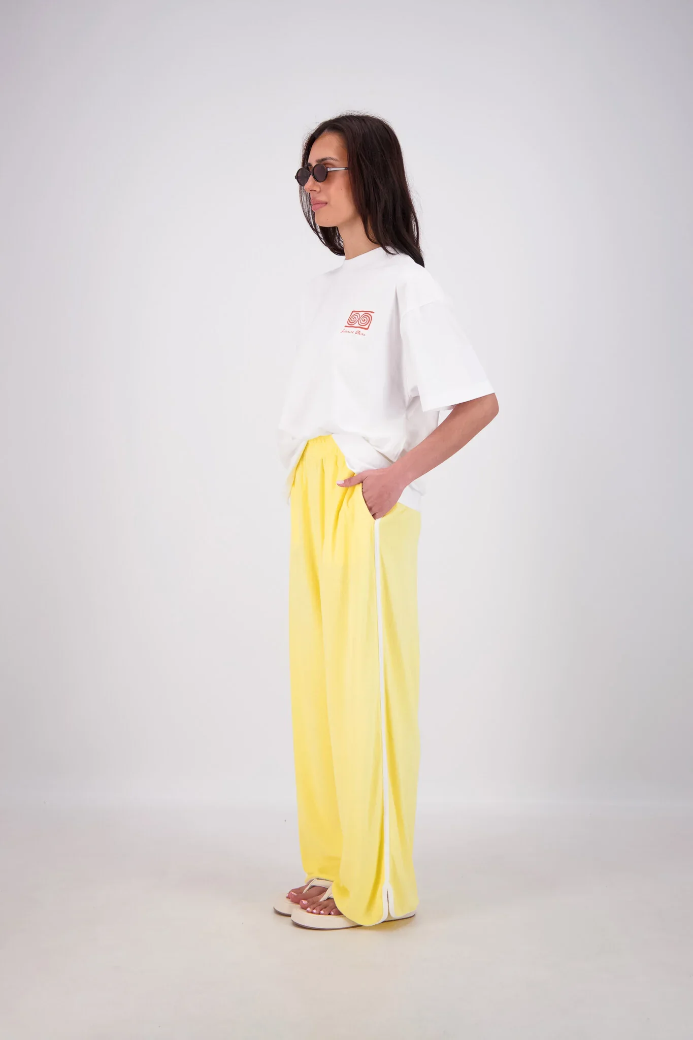 JASMINE ALEXA Womens Kuhio Pants in Yellow - Image 7
