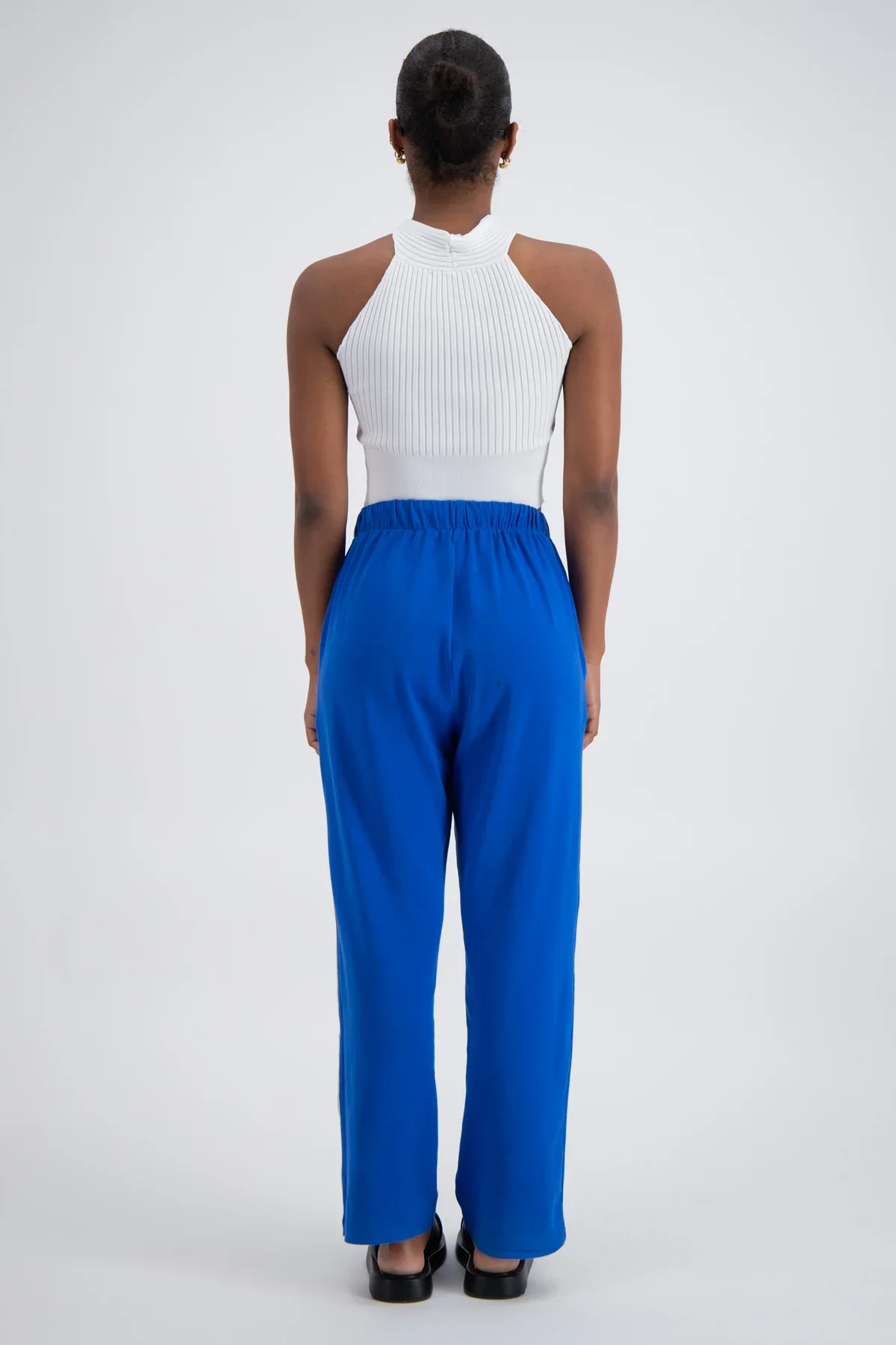 JASMINE ALEXA Womens Panarea Trackpant Cobalt Blue - Image 5