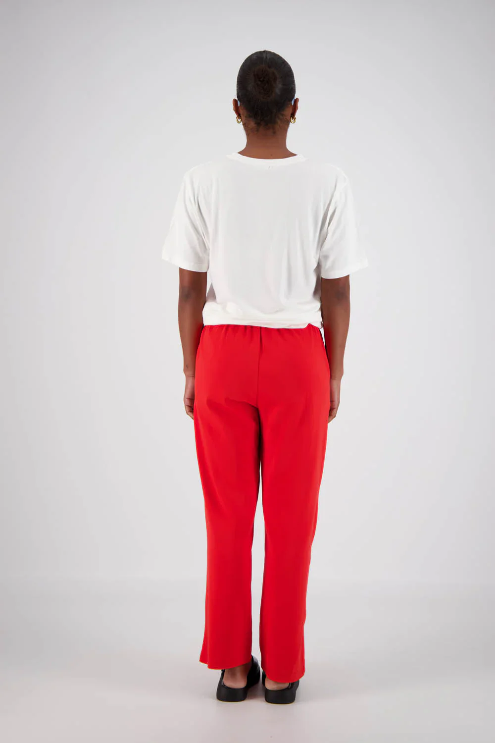 JASMINE ALEXA Womens Panarea Trackpant Red - Image 9