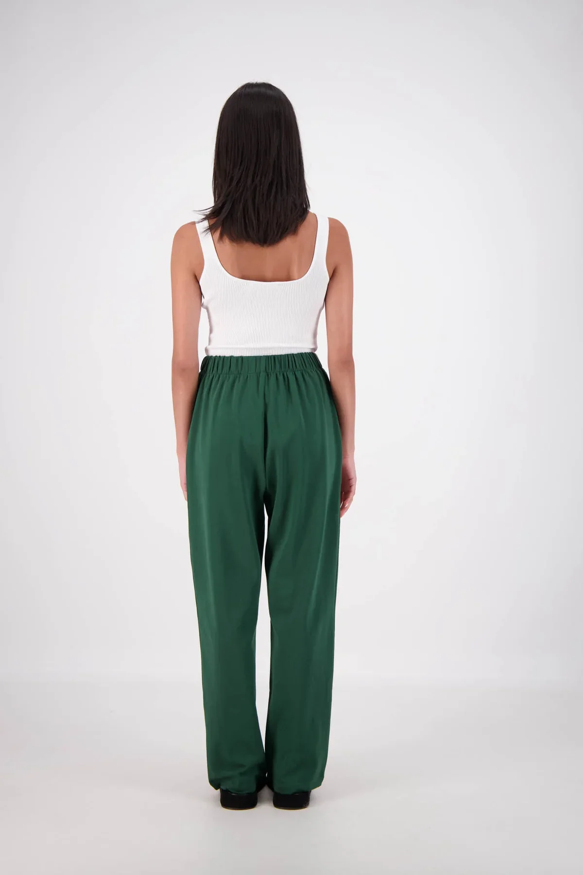 JASMINE ALEXA Womens Panarea Trackpants Forest Green - Image 7