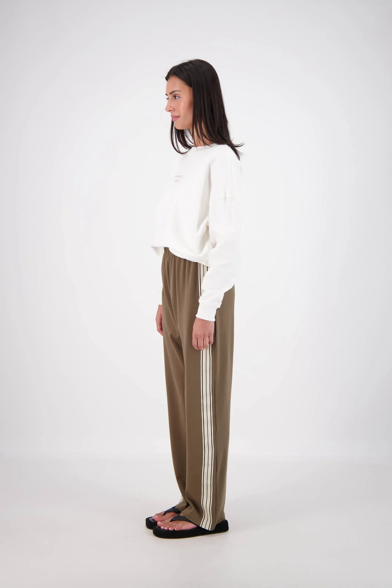 JASMINE ALEXA Womens Panarea Trackpants Olive - Image 6