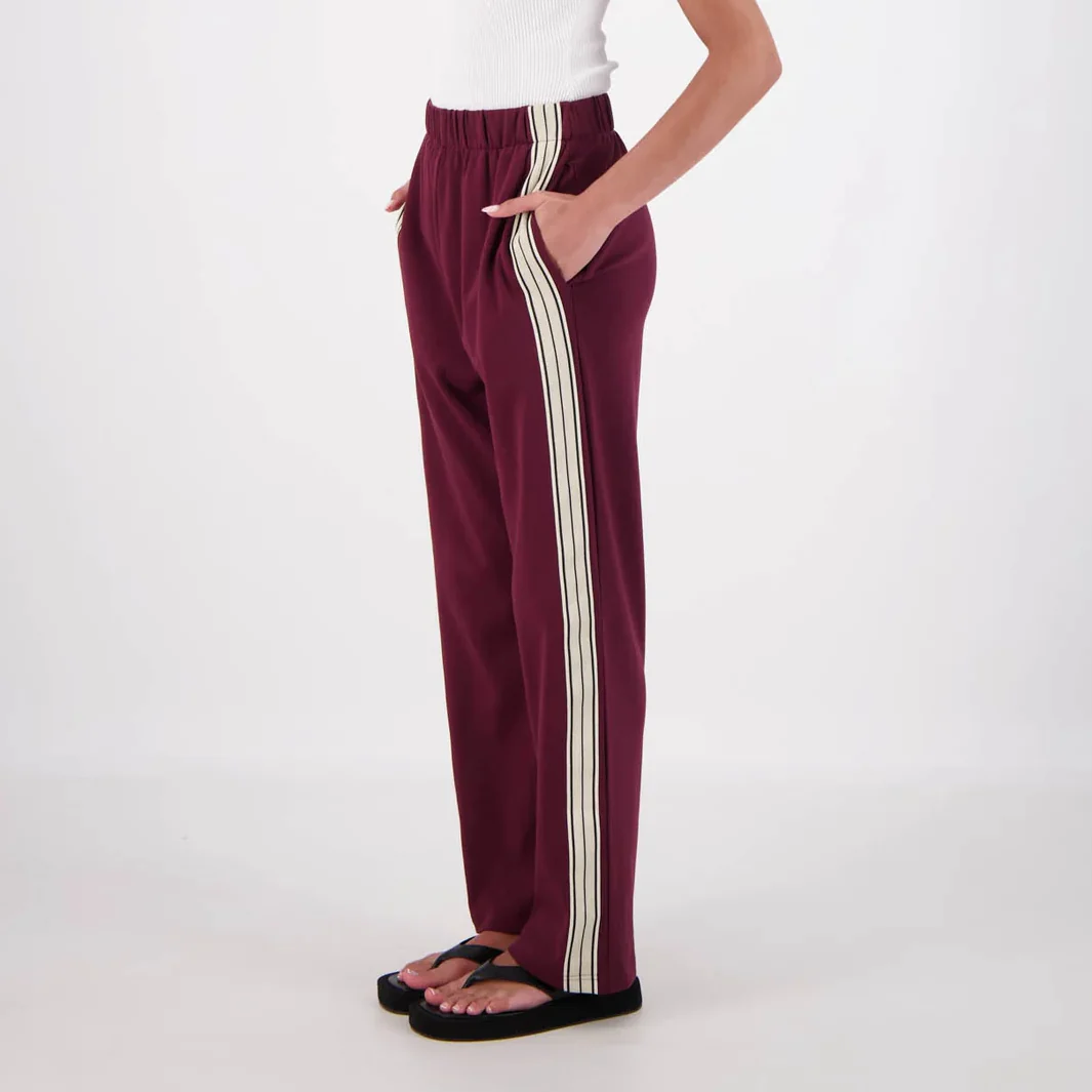 JASMINE ALEXA Womens Panarea Trackpants Plum - Image 6