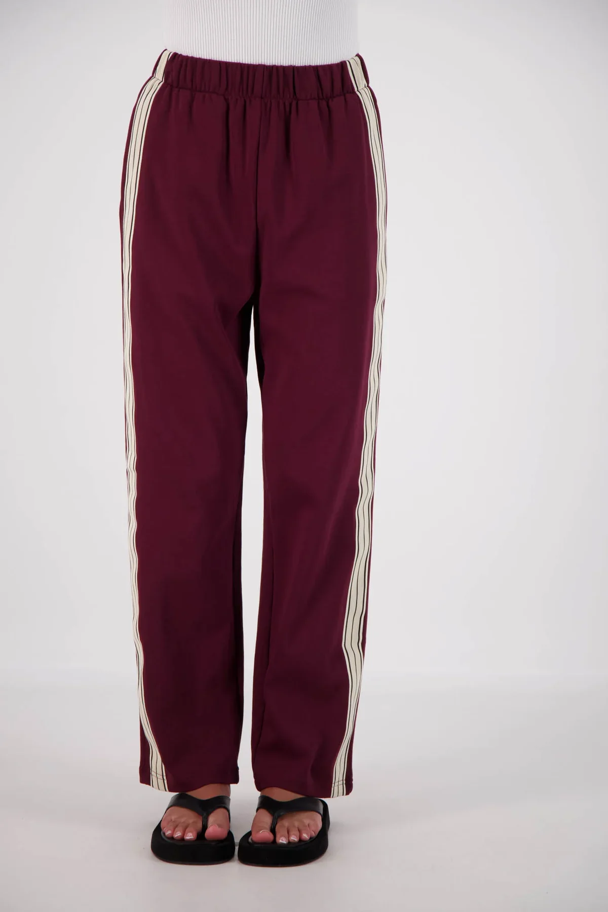 JASMINE ALEXA Womens Panarea Trackpants Plum - Image 9