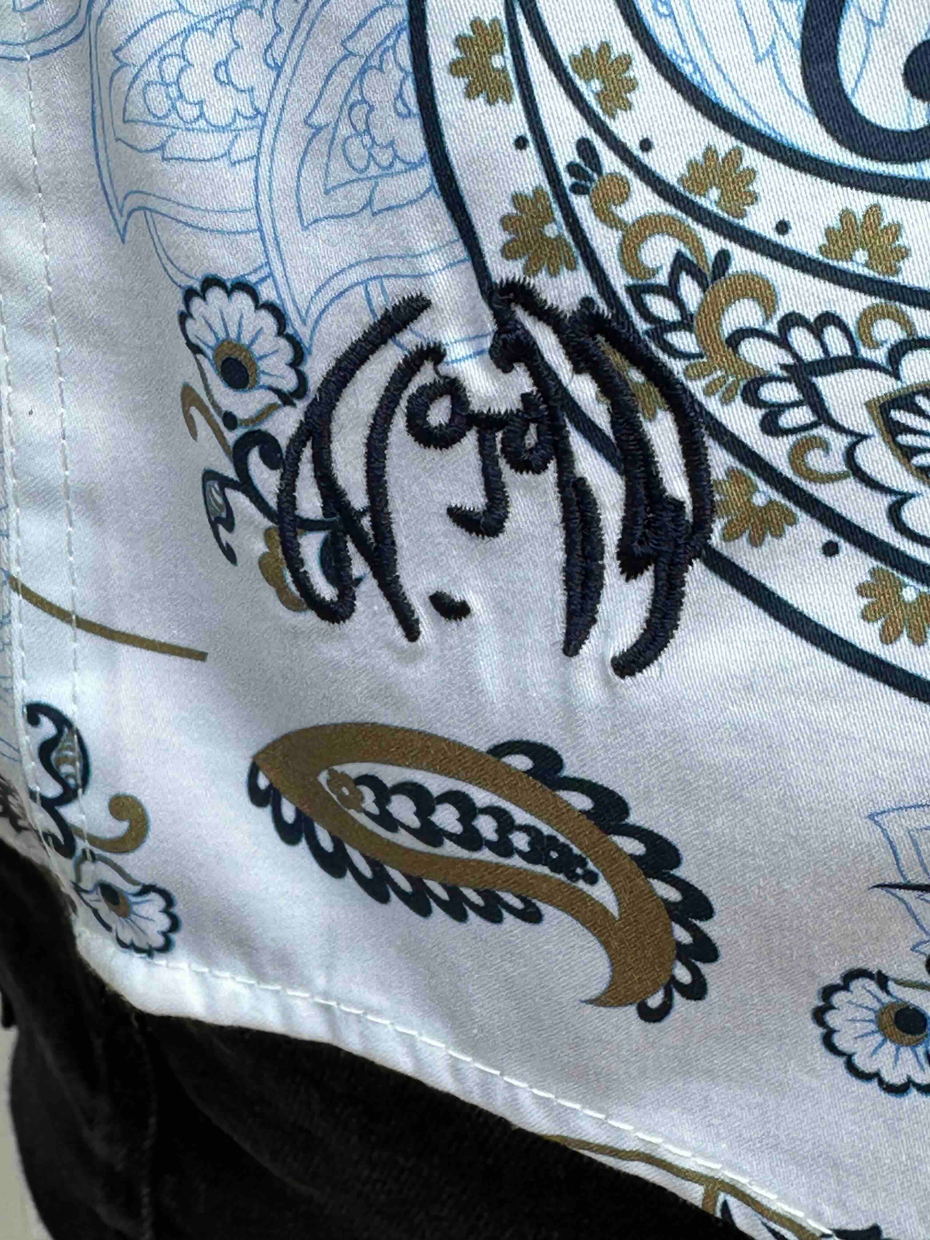 JOHN LENNON Mens Ashbury Long Sleeve Paisley Shirt - White - Image 10