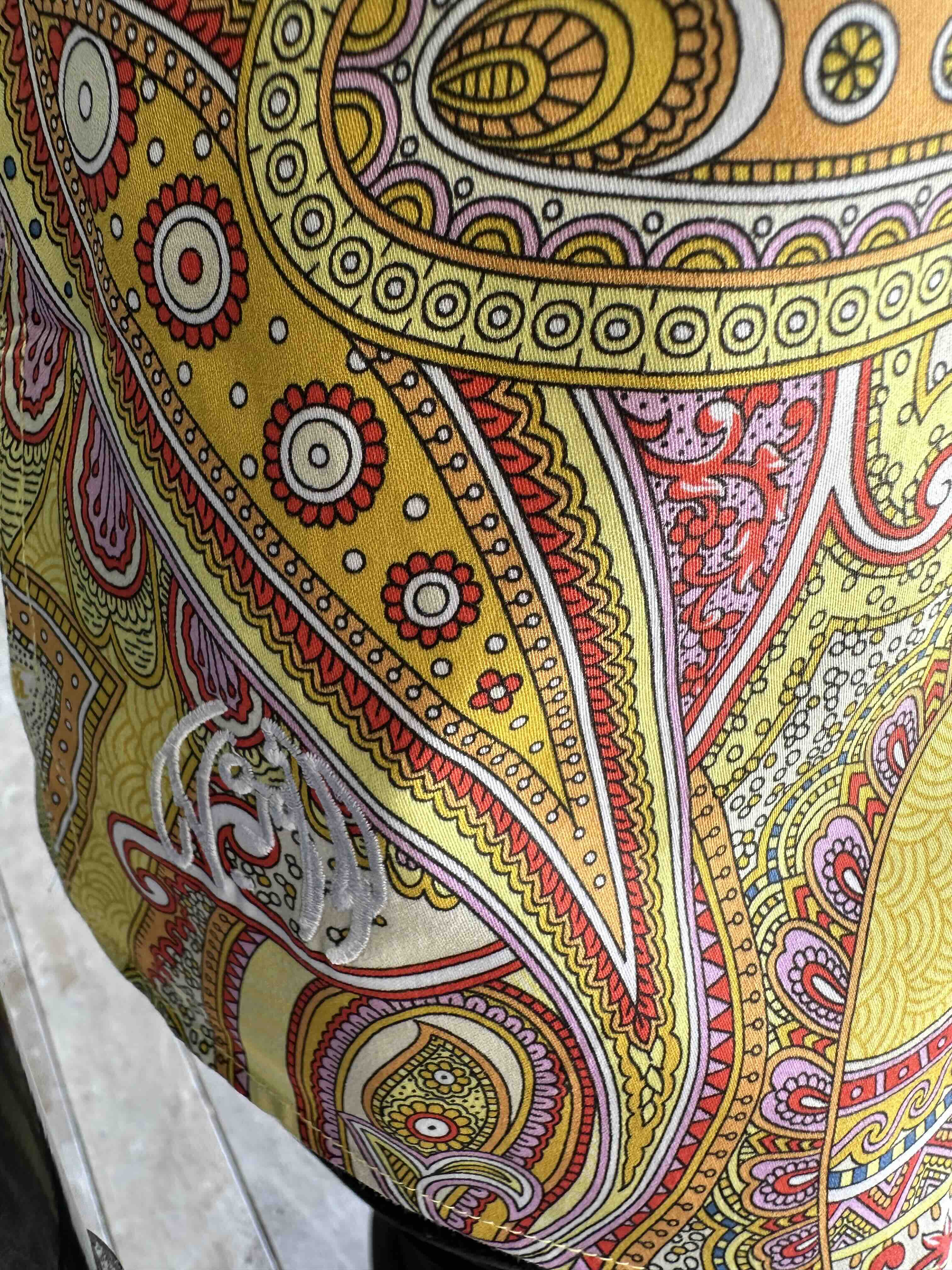JOHN LENNON Mens Bath Short Sleeve Paisley Shirt in Multi - Image 7