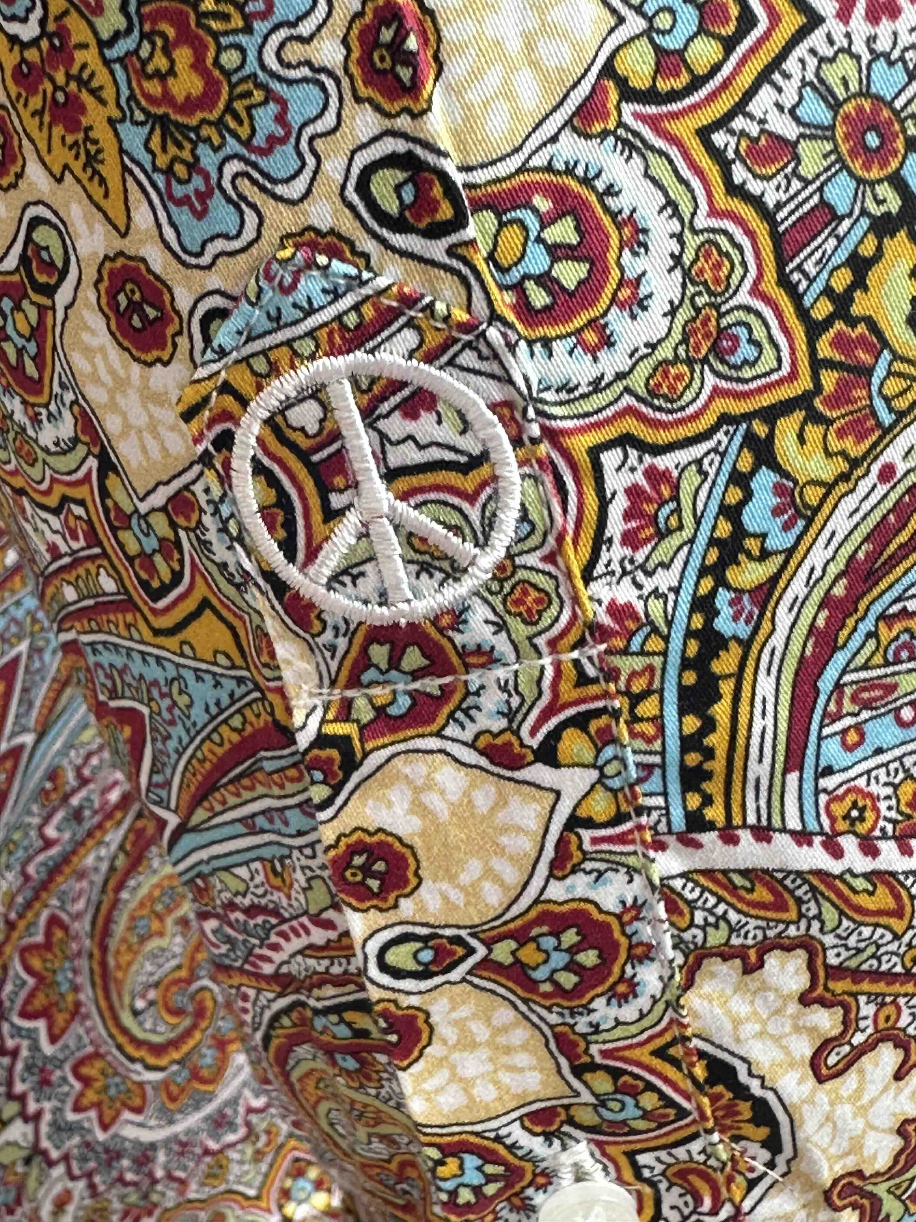 JOHN LENNON Mens Blyth Long Sleeve Paisley Shirt - Multi - Image 12