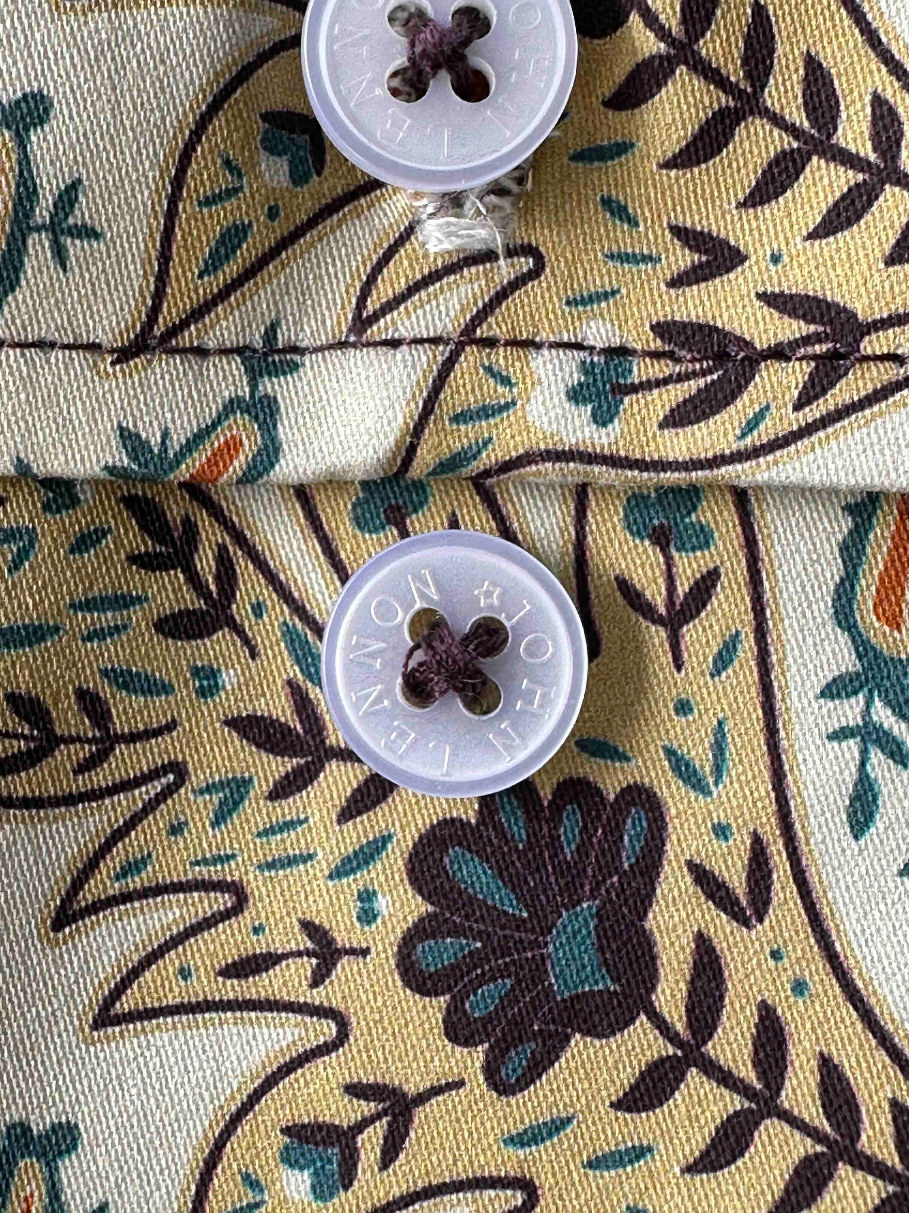 JOHN LENNON Mens Bradbury Long Sleeve Paisley Shirt - Plum - Image 4