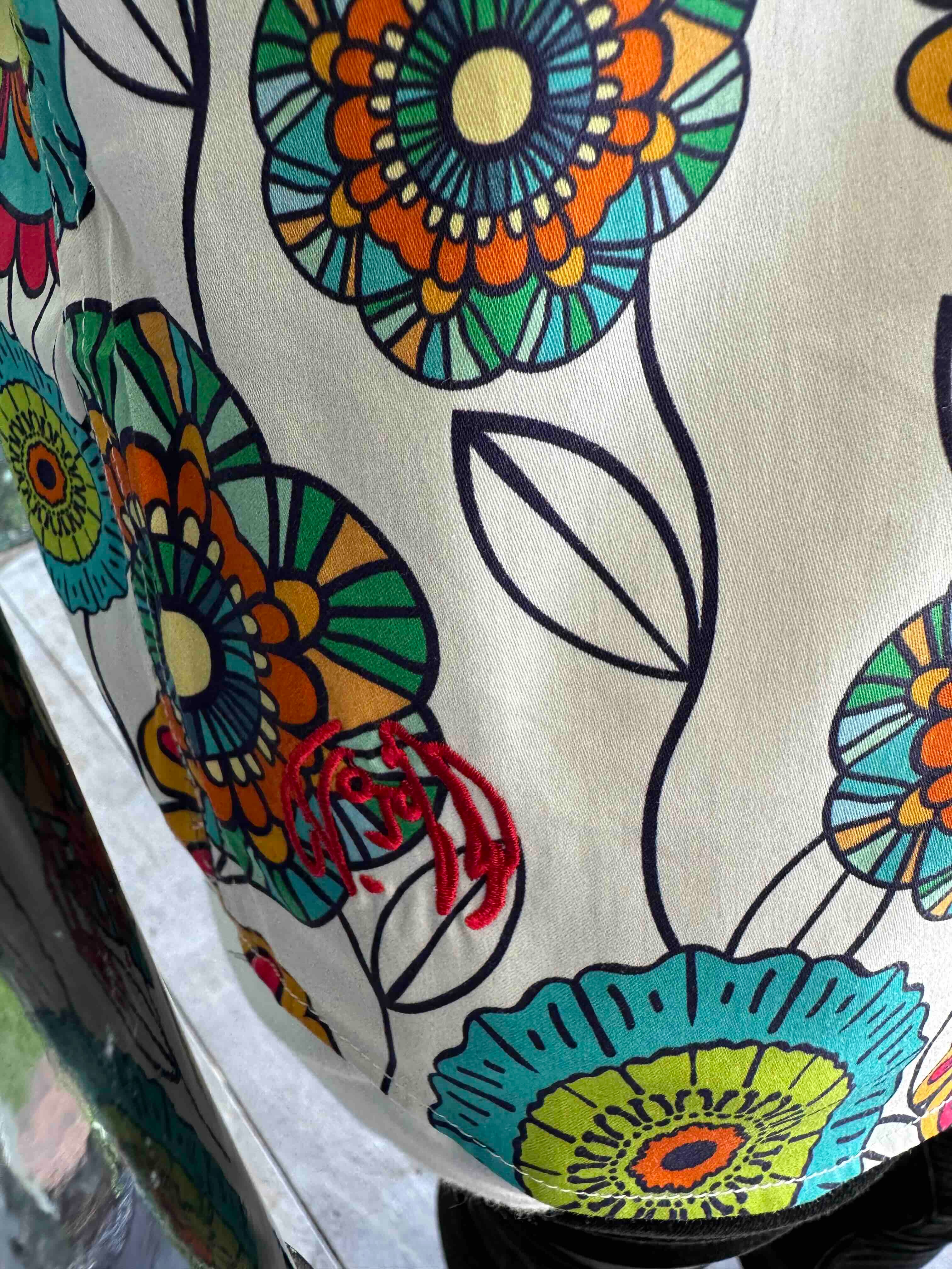 JOHN LENNON Mens Brighouse Short Sleeve Shirt in Multi Print - Image 11