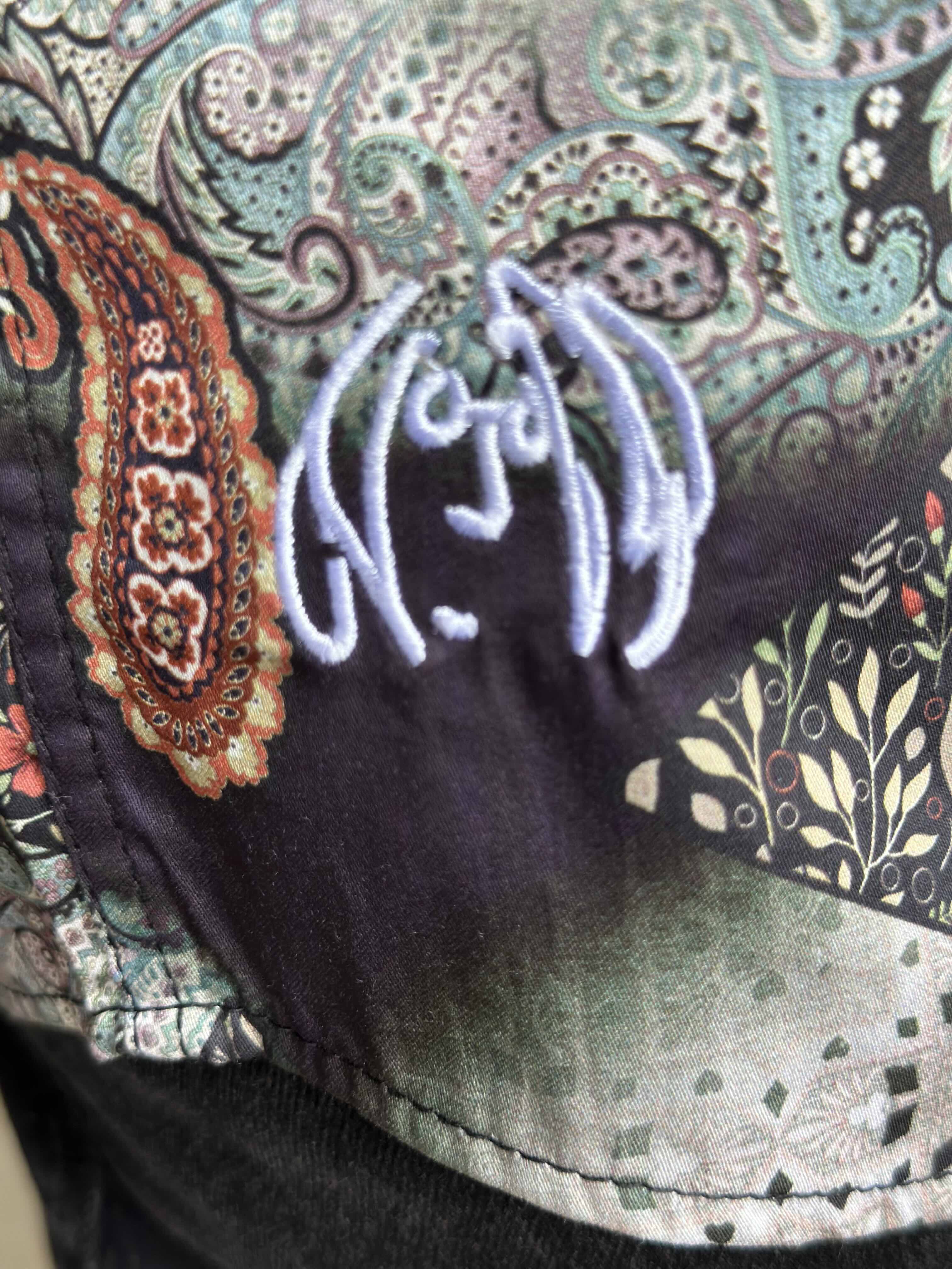 JOHN LENNON Mens Colchester Paisley Long Sleeve Shirt - Black - Image 7
