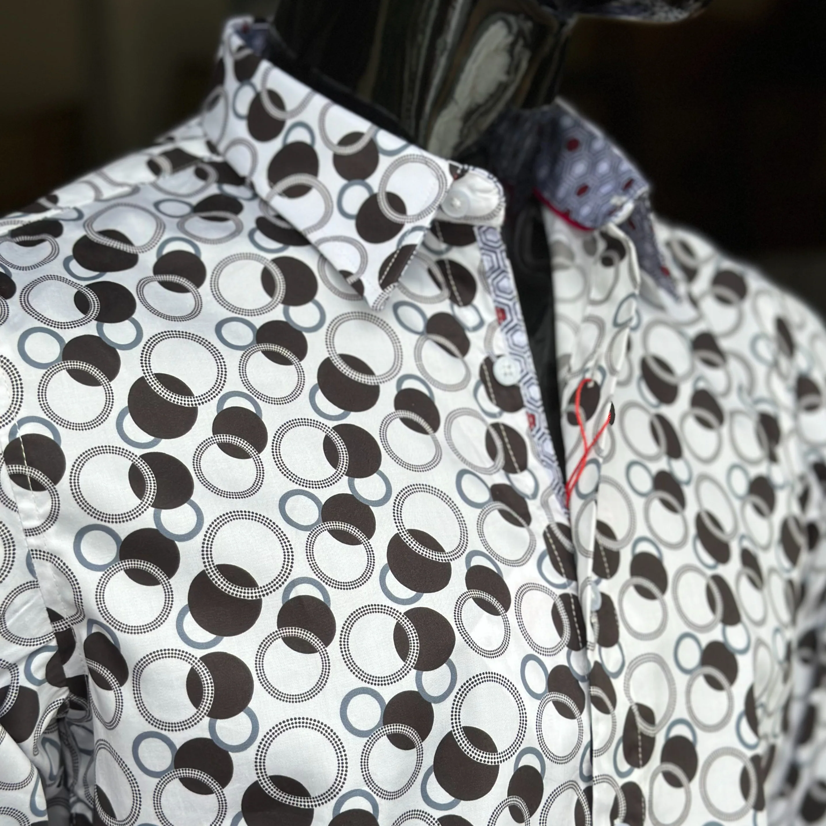 JOHN LENNON Mens Crewe Long Sleeve Shirt - White - Image 3