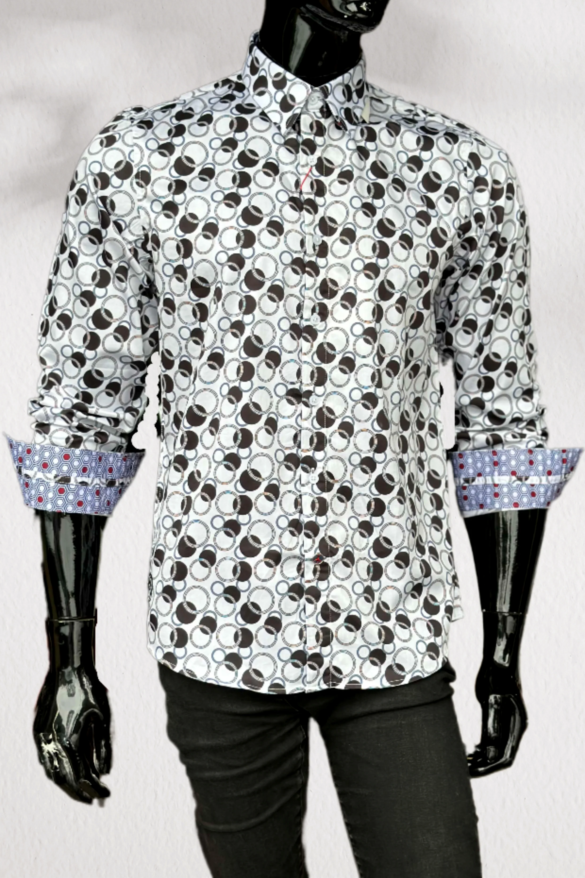 JOHN LENNON Mens Crewe Long Sleeve Shirt - White - Image 8