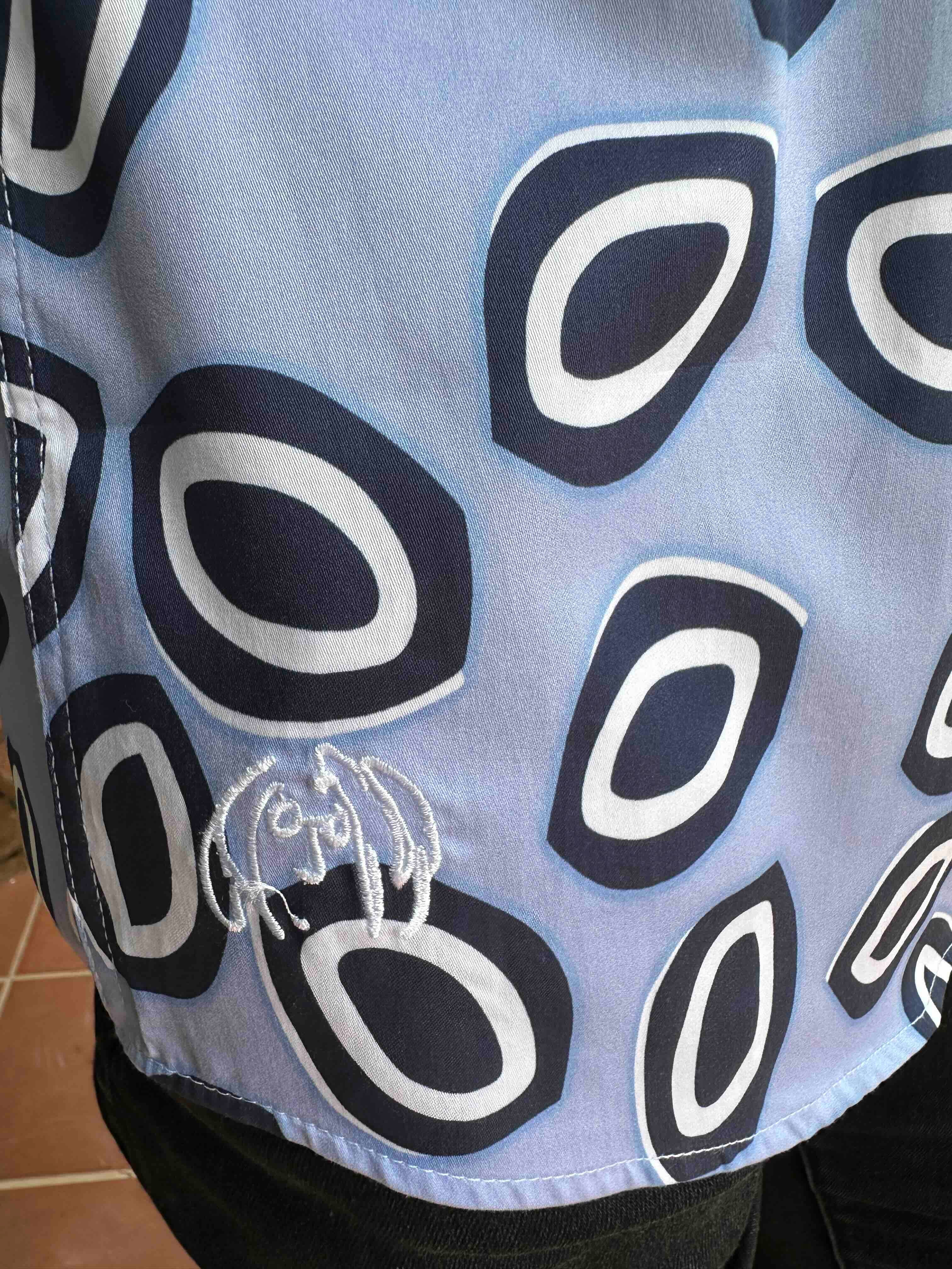 JOHN LENNON Mens Evesham Short Sleeve Shirt - Sky - Image 6