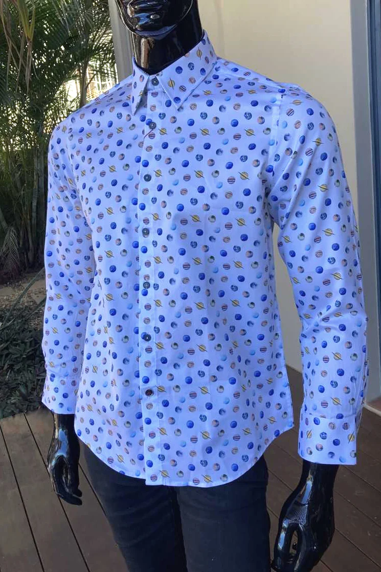 JOHN LENNON Mens Filton Shirt - White - Image 12