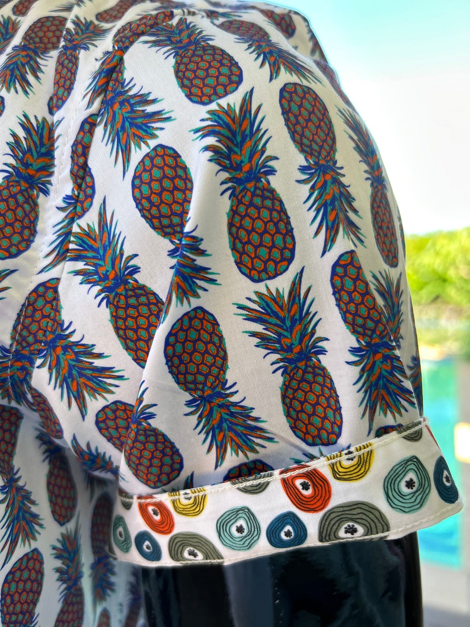 JOHN LENNON Mens Gateshead Short Sleeve Shirt Pineapple - Image 3