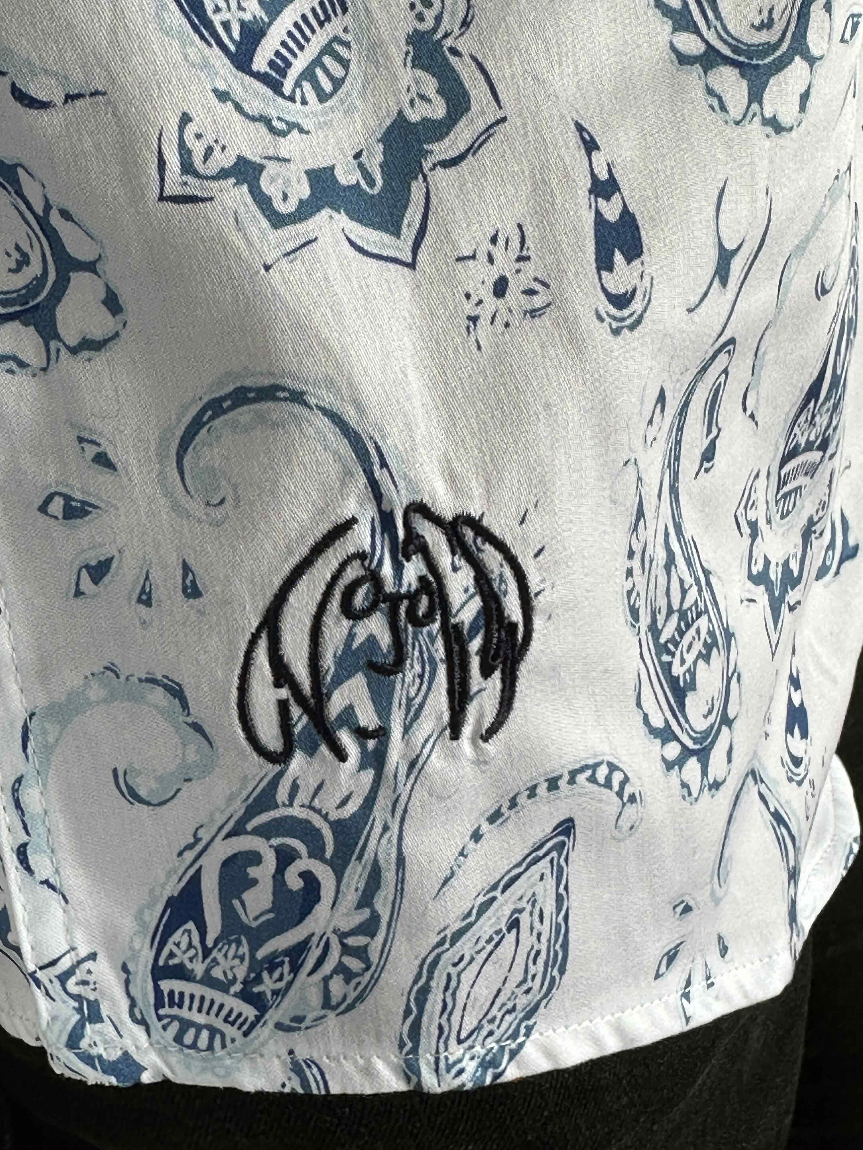 JOHN LENNON Mens Hampton Long Sleeve Shirt - White - Image 3
