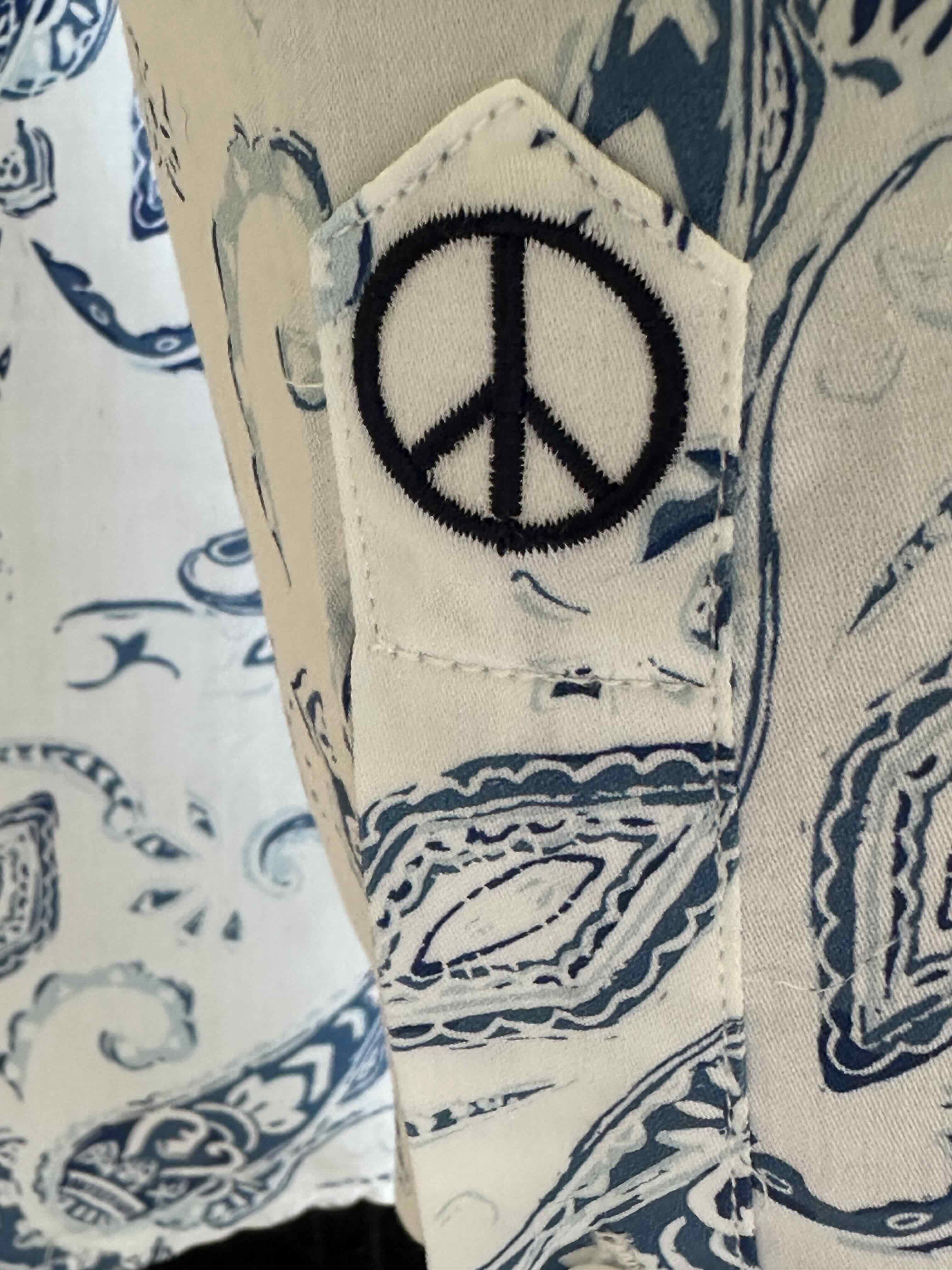 JOHN LENNON Mens Hampton Long Sleeve Shirt - White - Image 4