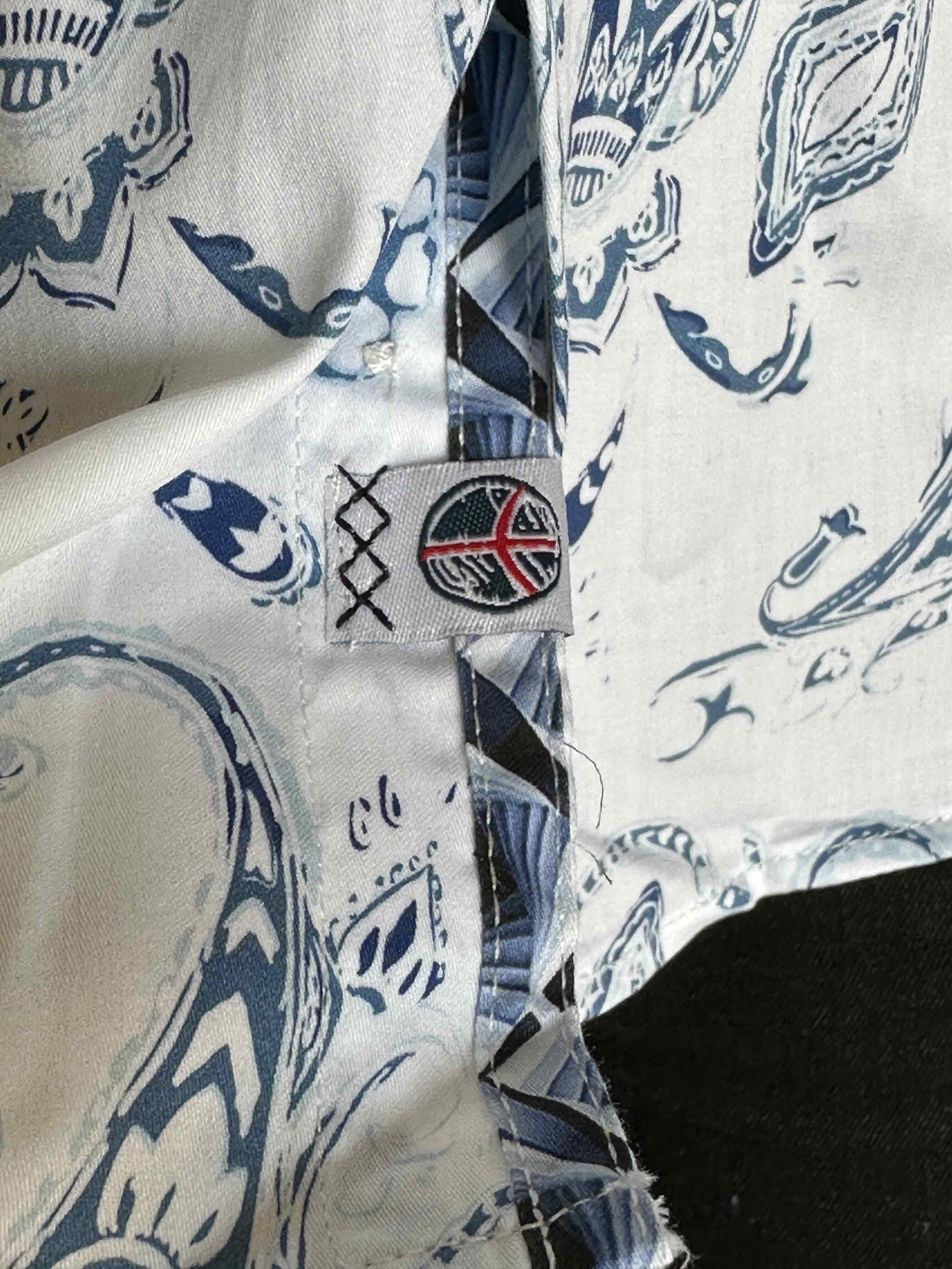 JOHN LENNON Mens Hampton Long Sleeve Shirt - White - Image 6