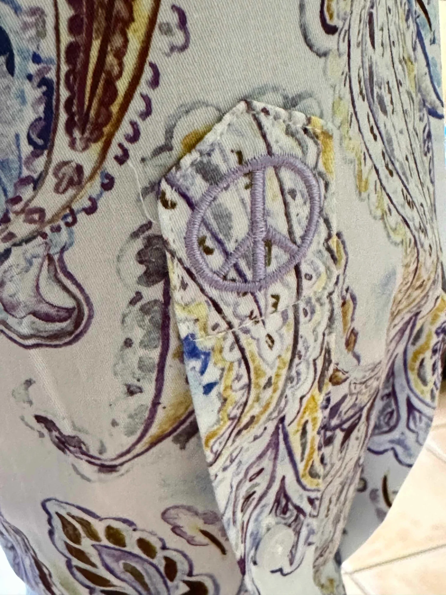 JOHN LENNON Mens Huddersfield  Long Sleeve Shirt - Paisley - Image 11