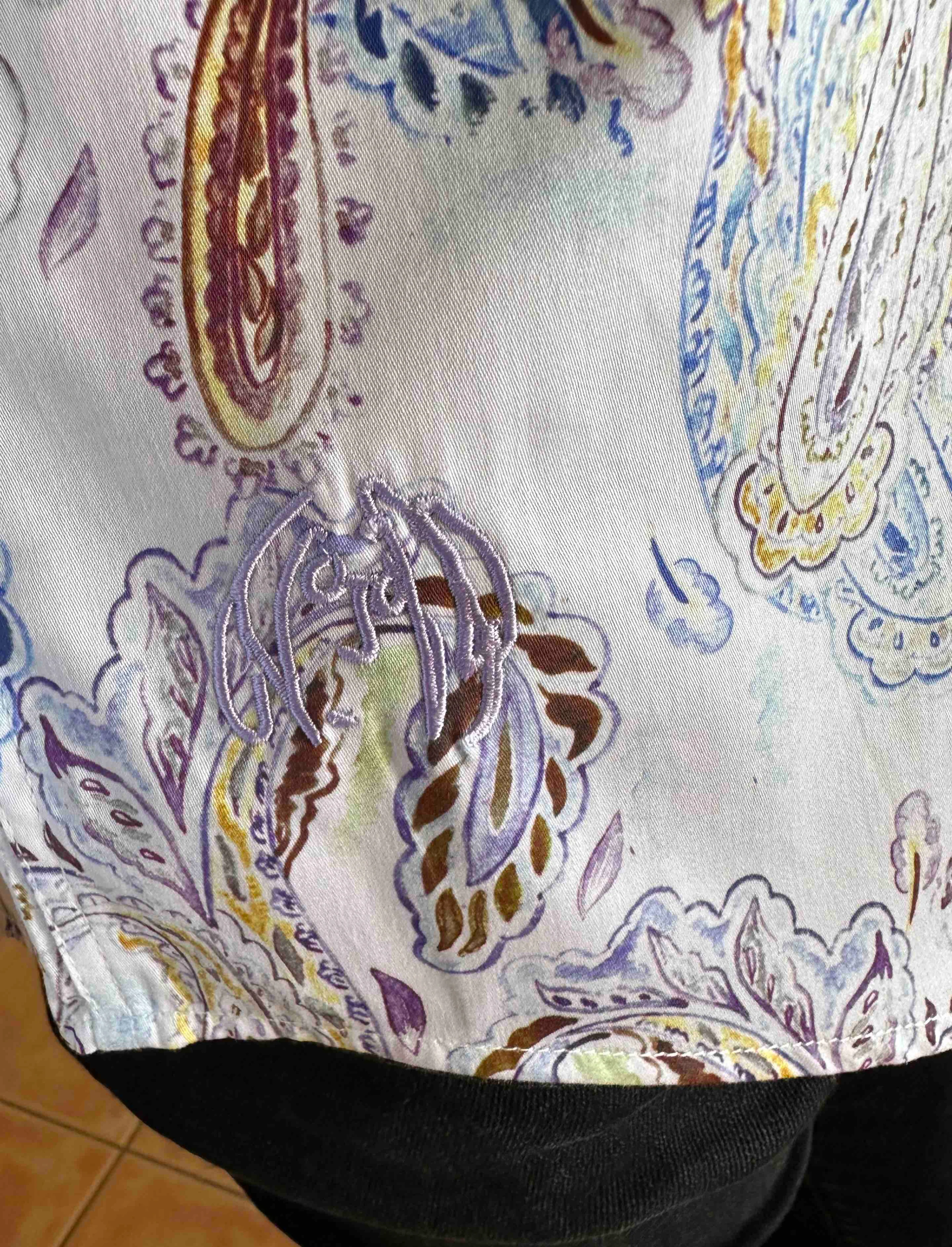 JOHN LENNON Mens Huddersfield  Long Sleeve Shirt - Paisley - Image 6