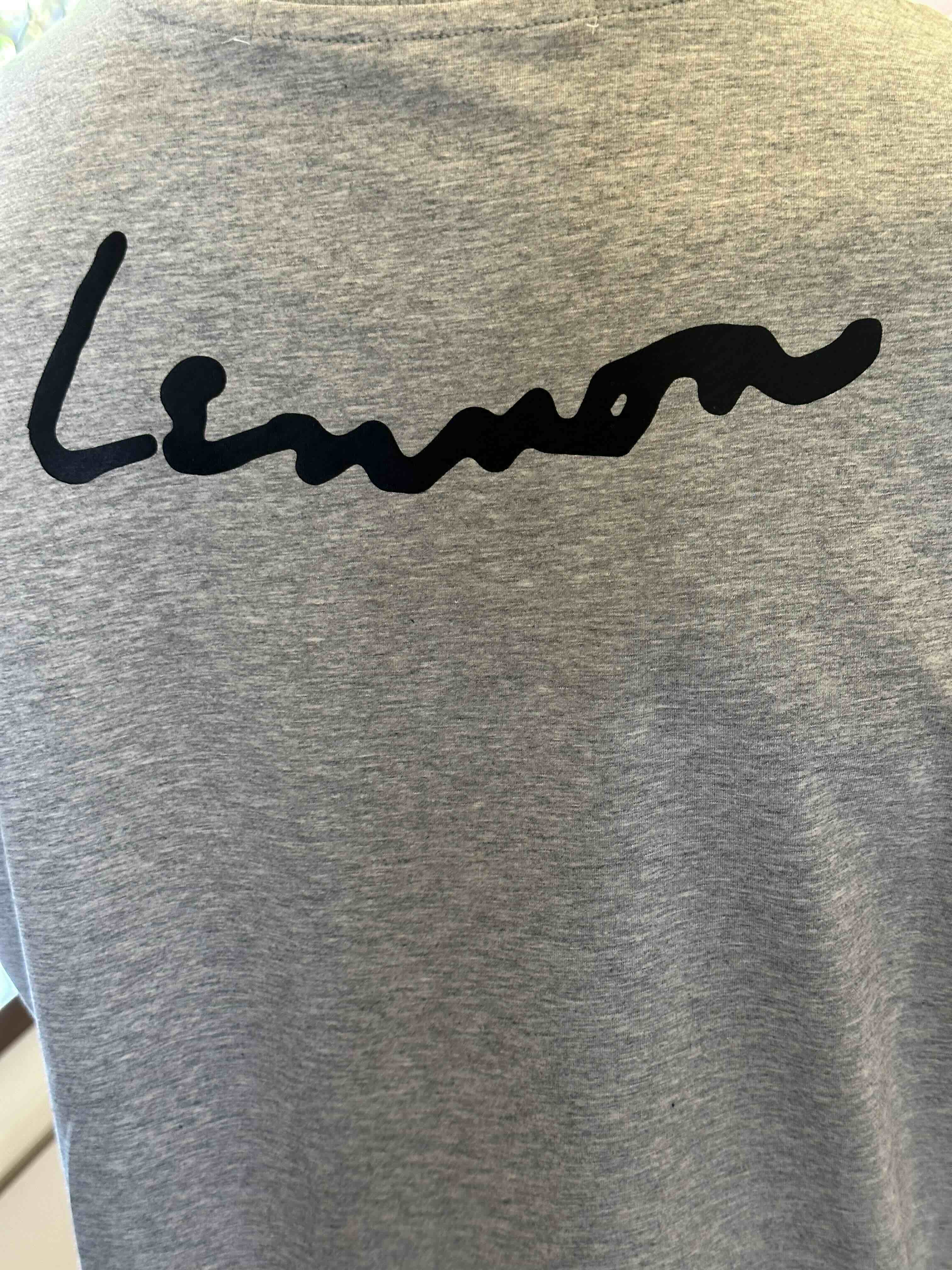 JOHN LENNON Mens Imagine T-Shirt - Grey Marle - Image 3