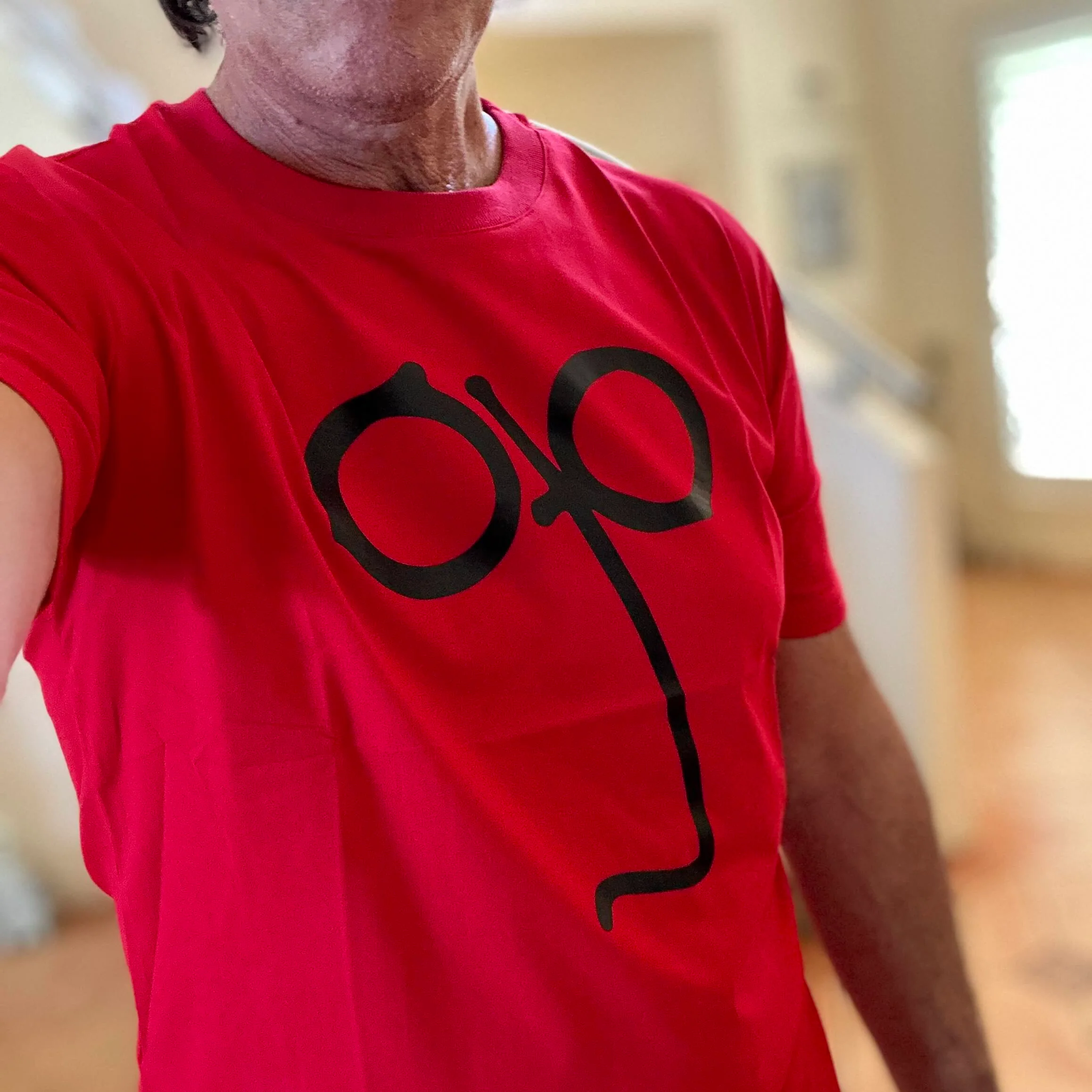 JOHN LENNON Mens Imagine T-Shirt - Red - Image 2