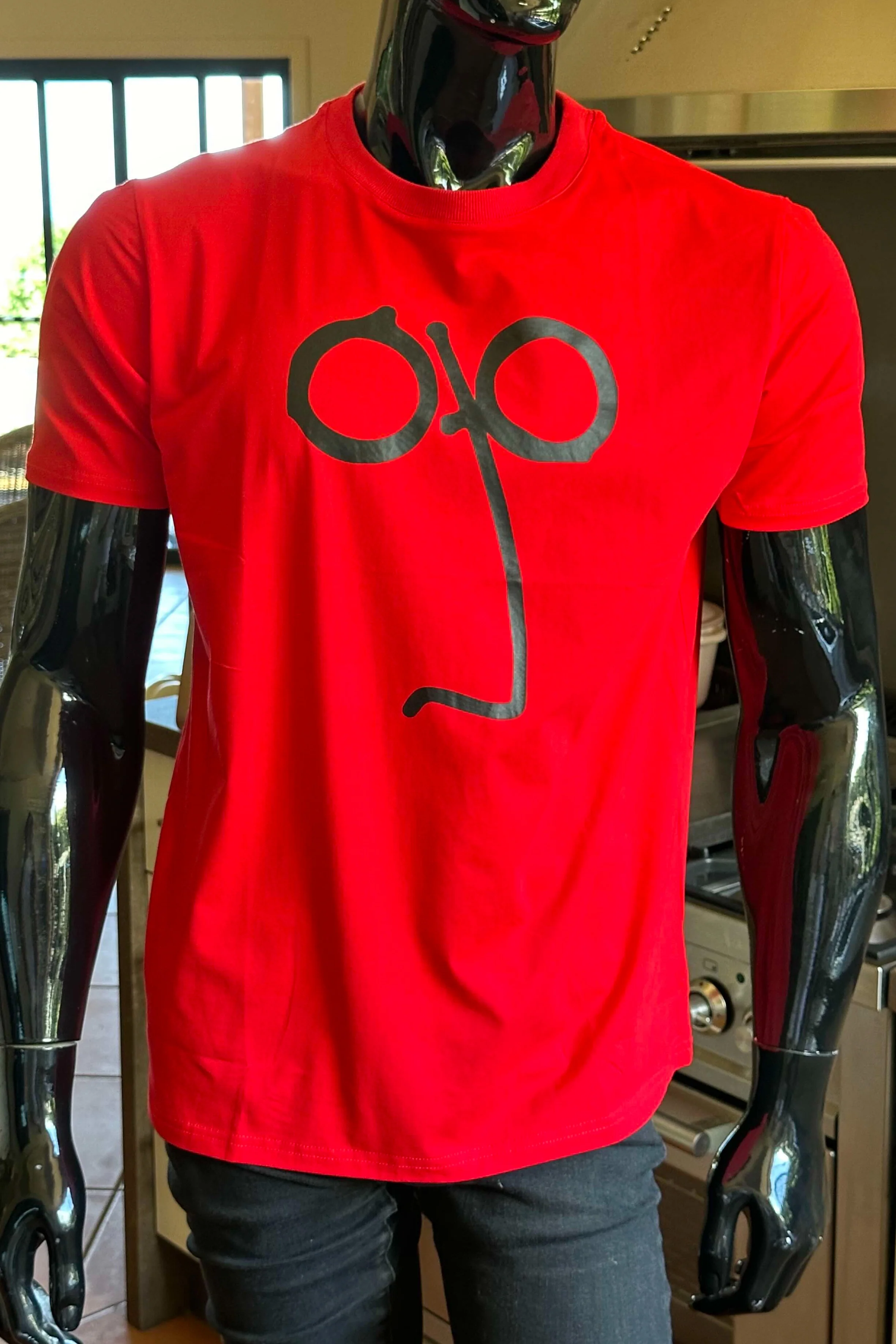 JOHN LENNON Mens Imagine T-Shirt - Red - Image 3