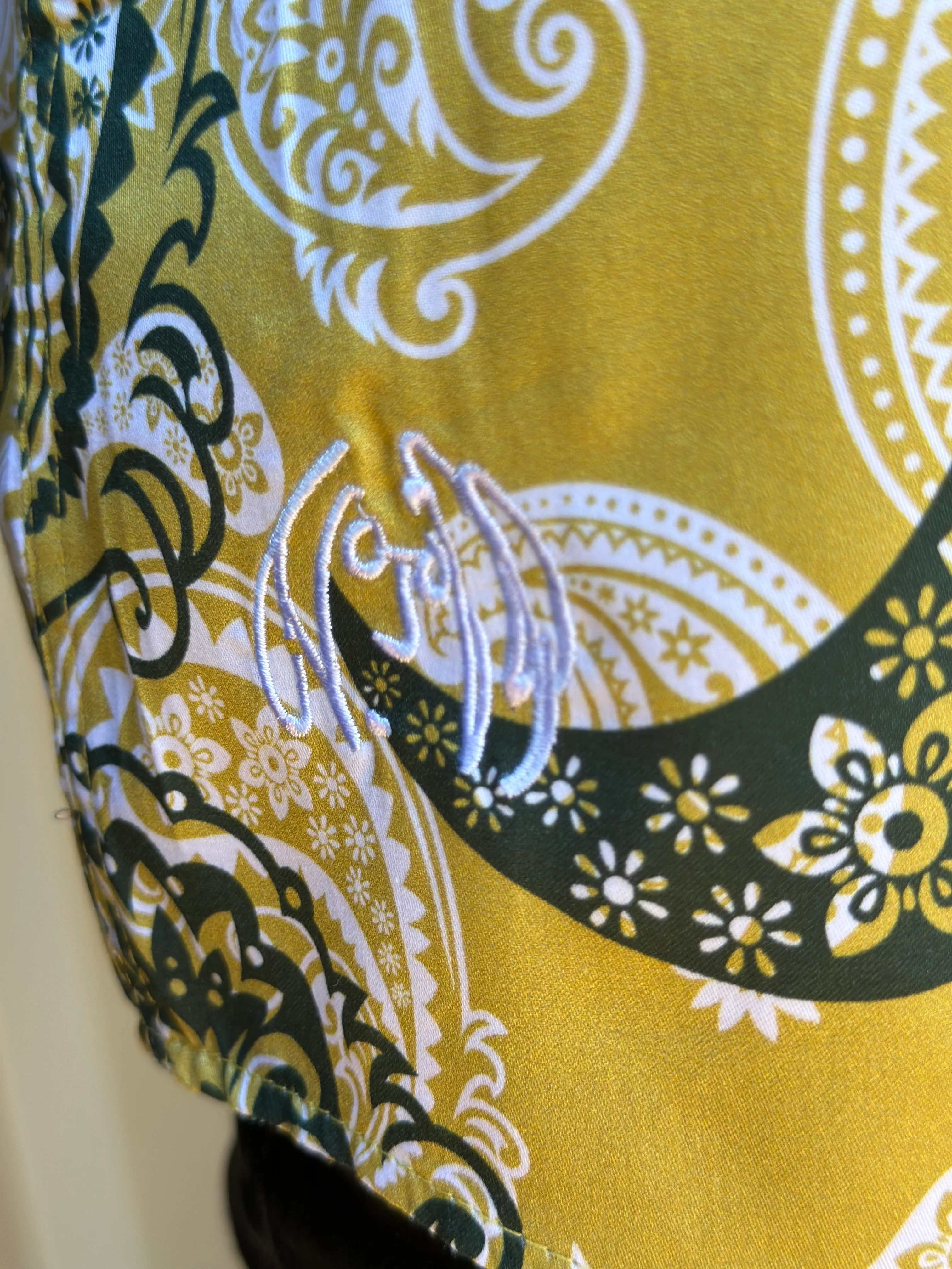 JOHN LENNON Mens King's Lynn Short Sleeve Shirt - Mustard - Image 9