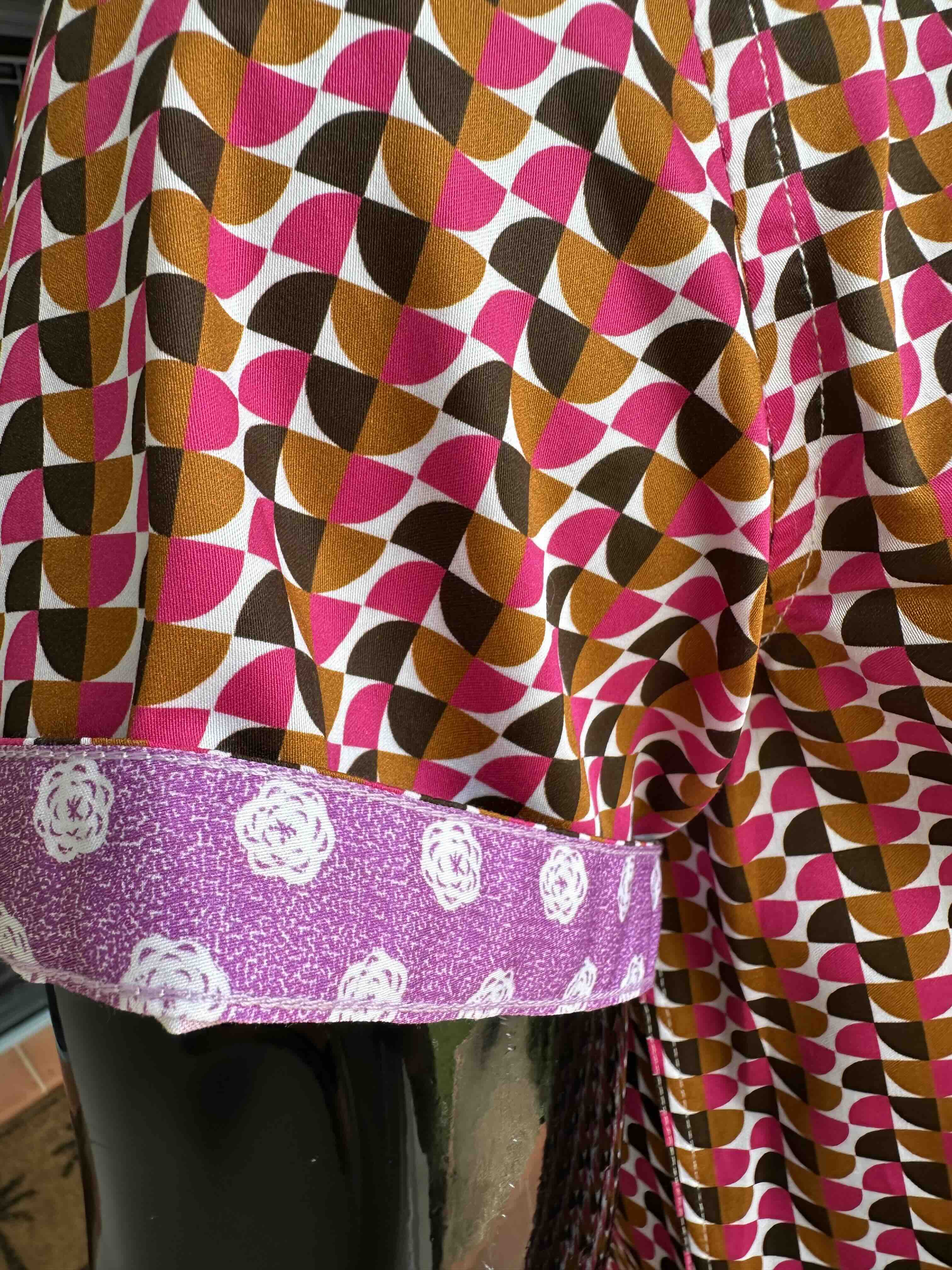 JOHN LENNON Mens Lancing Short Sleeve Shirt - Fuchsia - Image 3
