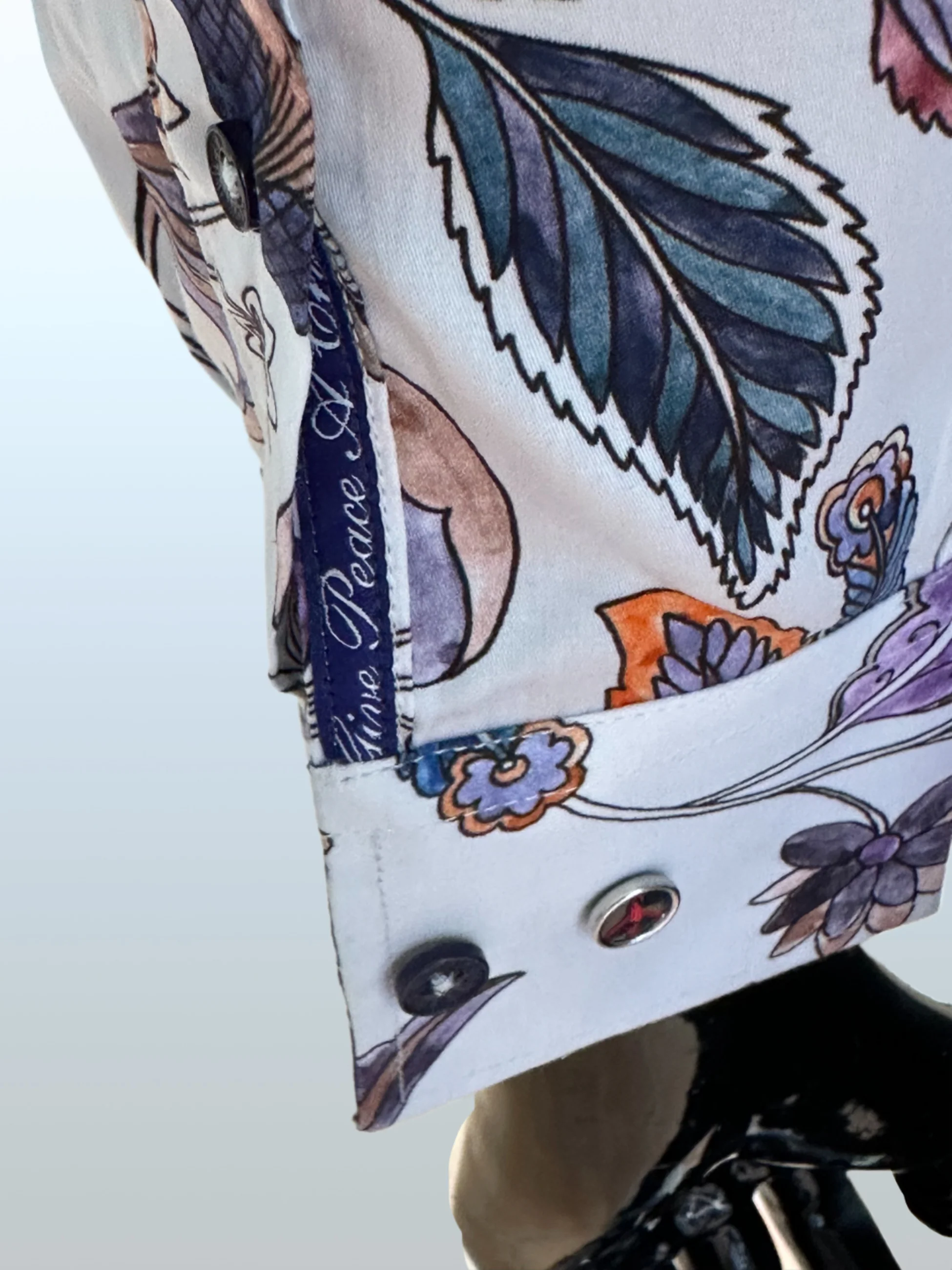 JOHN LENNON Mens Leeds Paisley Shirt - White - Image 5