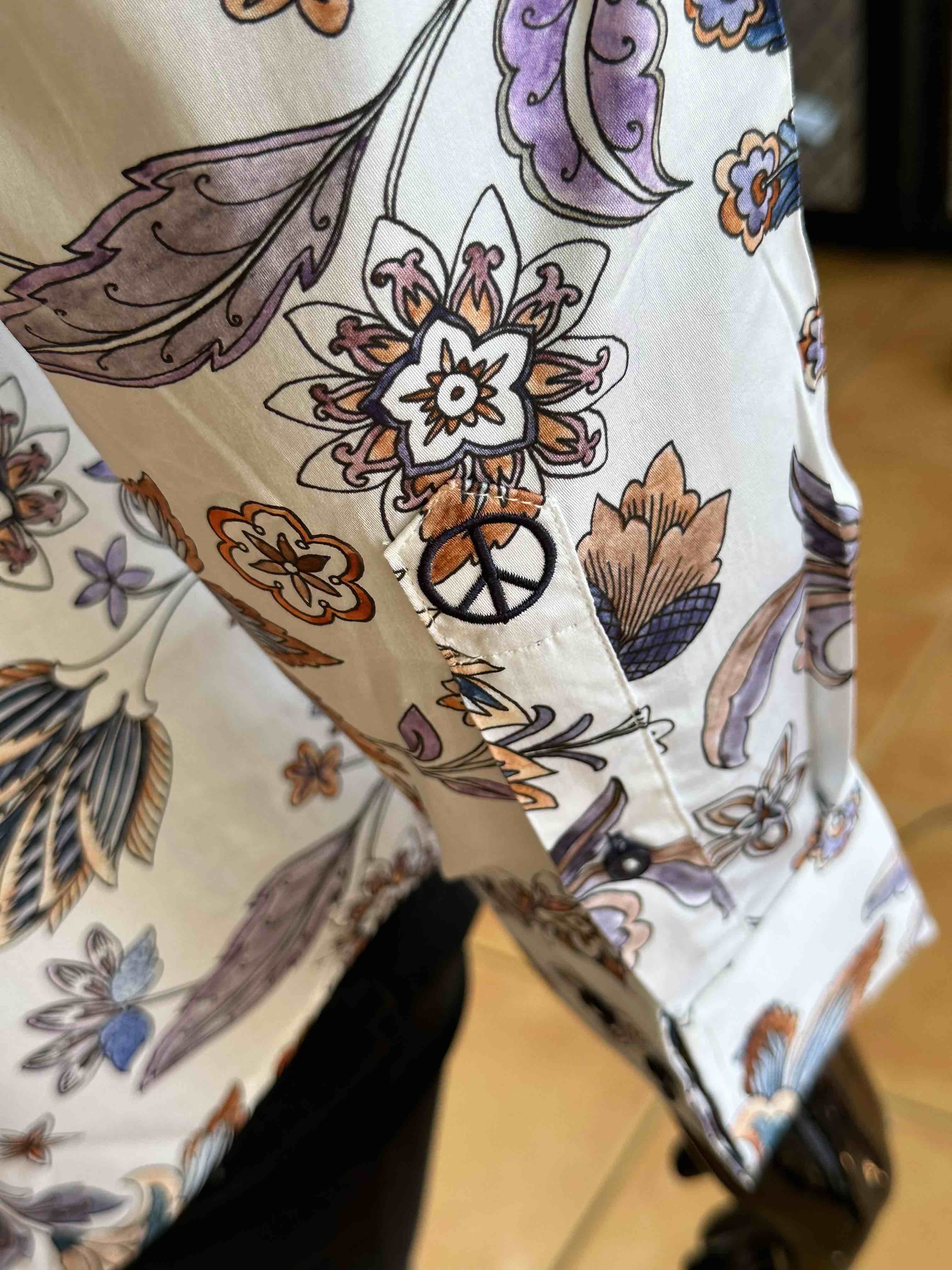 JOHN LENNON Mens Leeds Paisley Shirt - White - Image 8