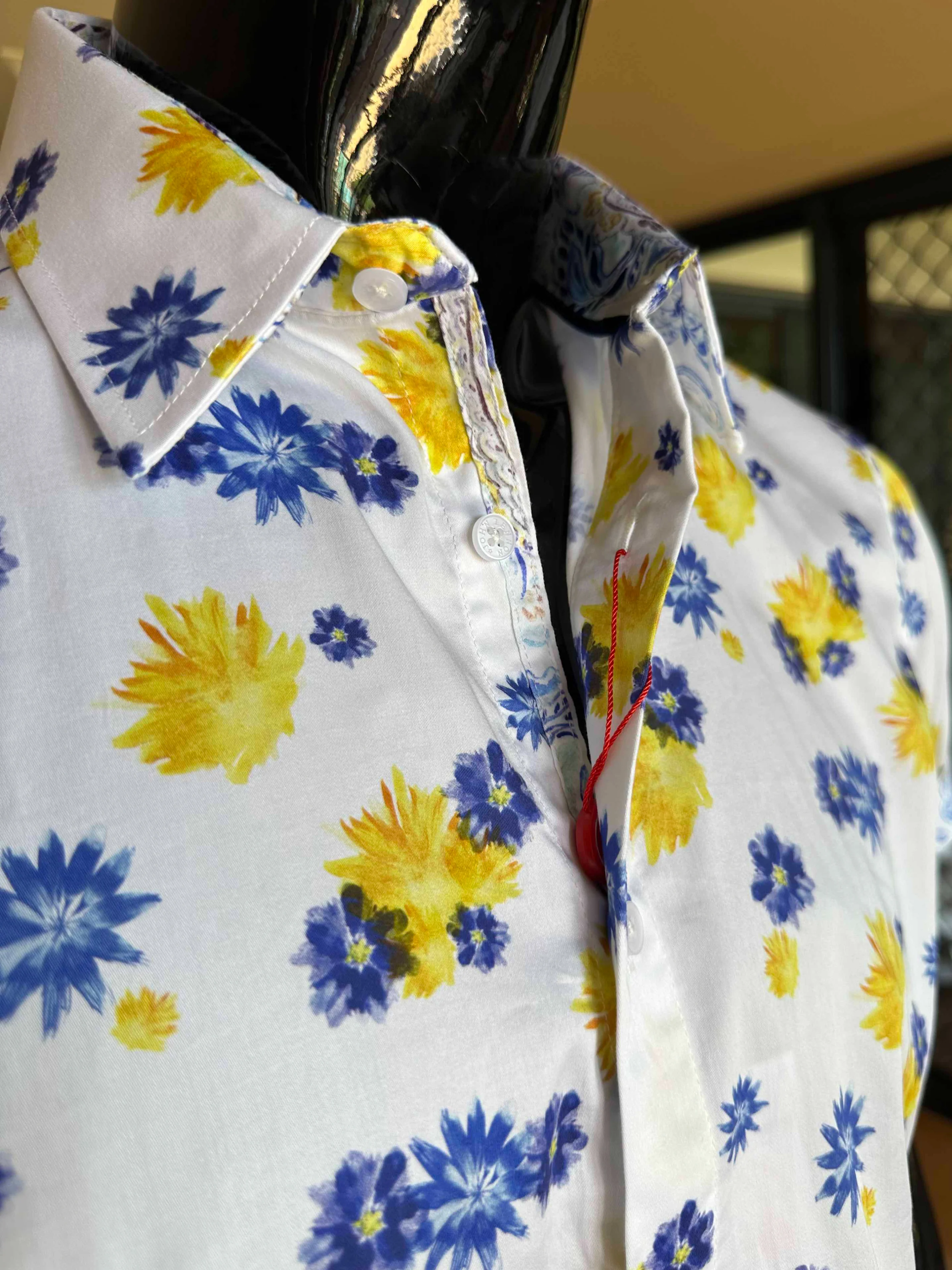 JOHN LENNON Mens Luton Short Sleeve Shirt - White - Image 4