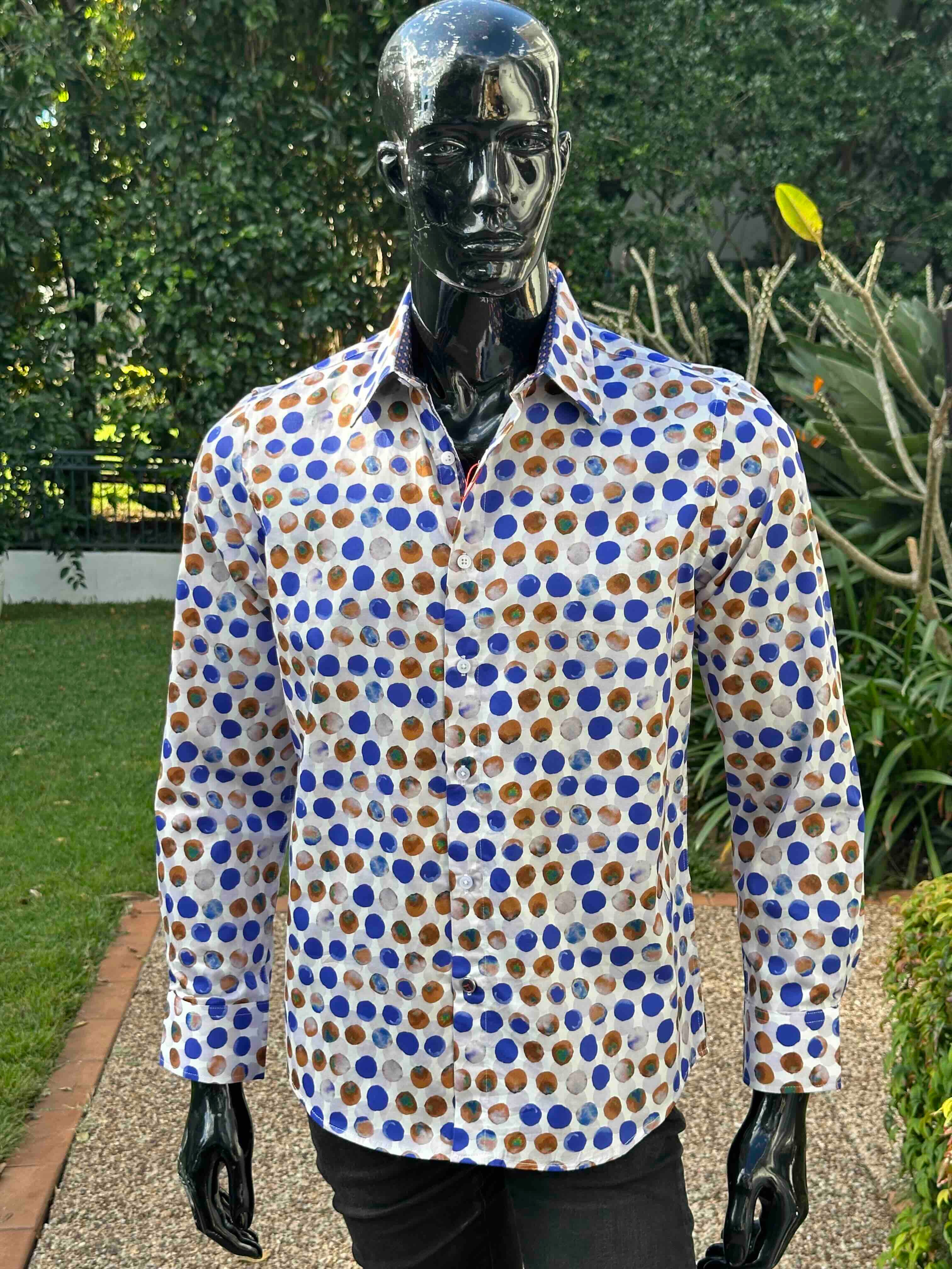 JOHN LENNON Mens Marple Long Sleeve Shirt - White - Image 12