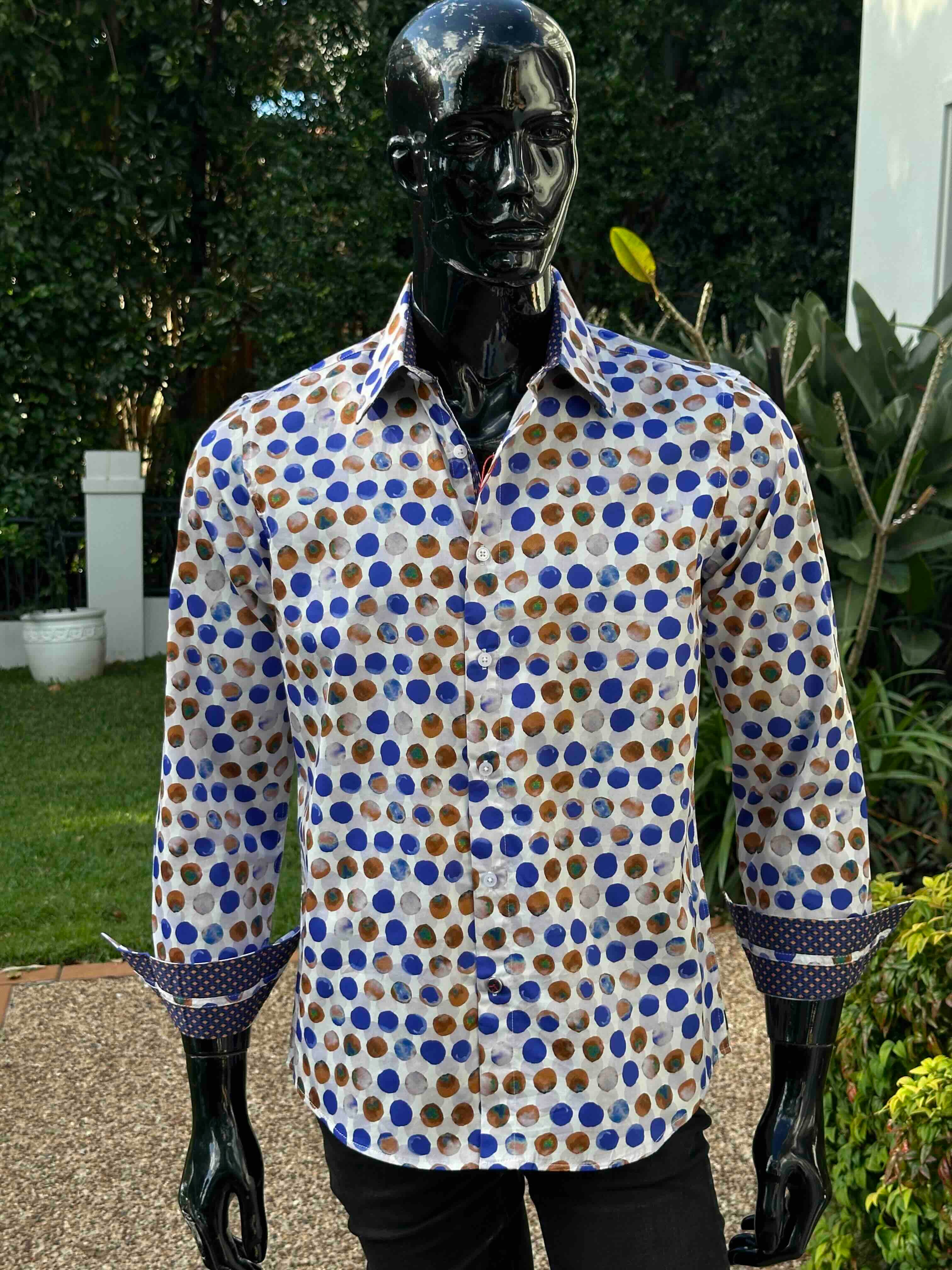 JOHN LENNON Mens Marple Long Sleeve Shirt - White - Image 14