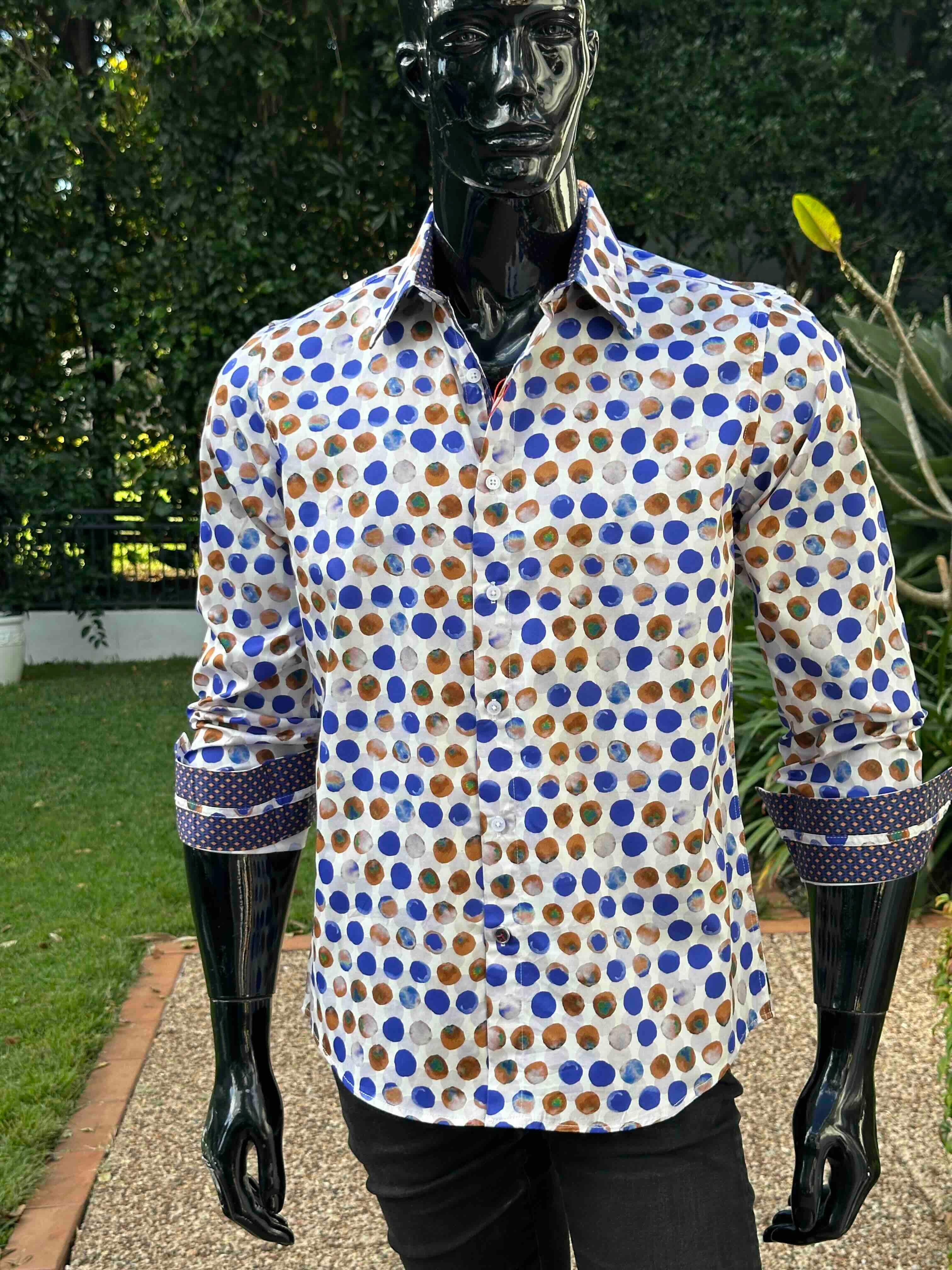 JOHN LENNON Mens Marple Long Sleeve Shirt - White - Image 6