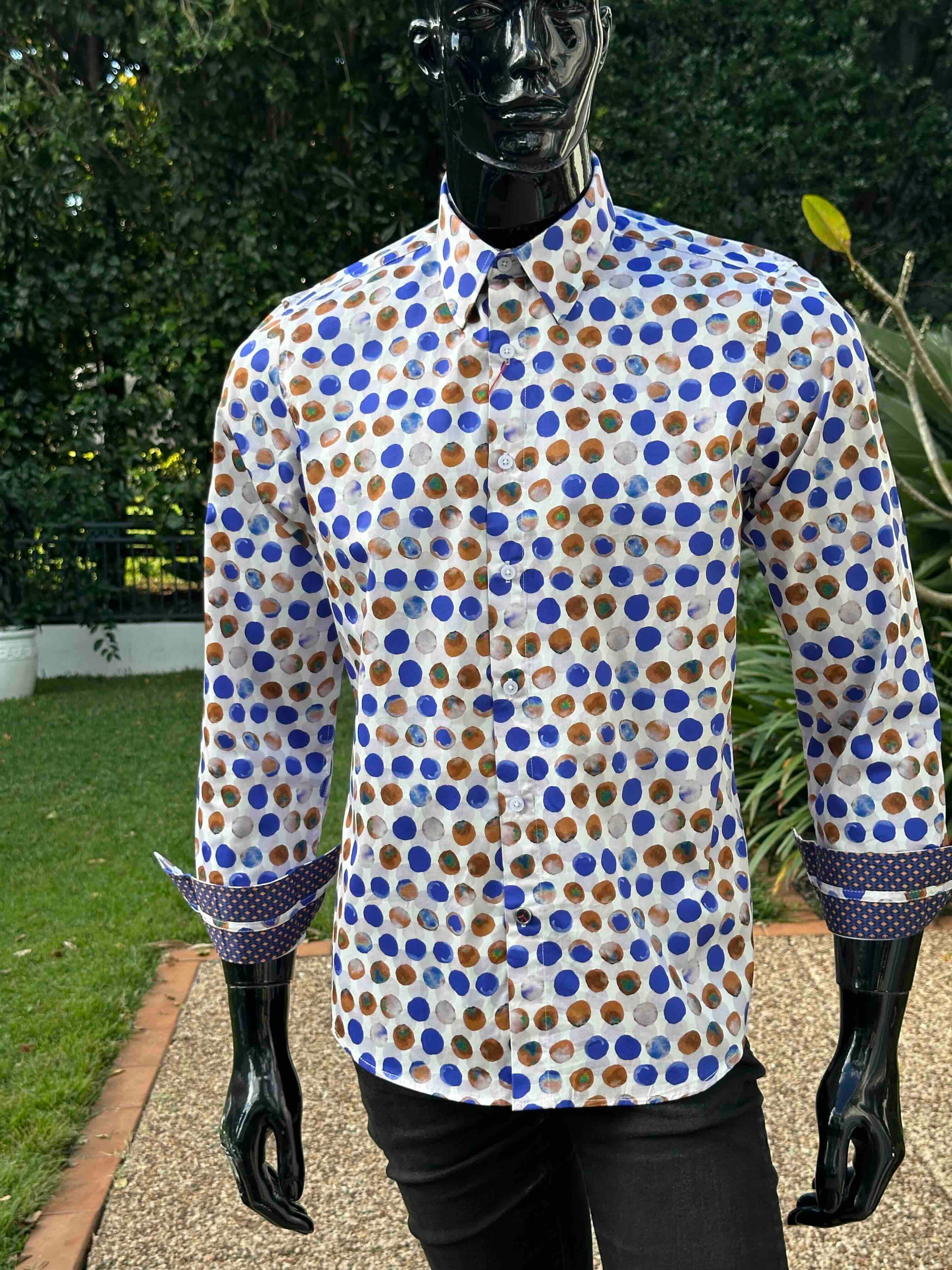 JOHN LENNON Mens Marple Long Sleeve Shirt - White - Image 8