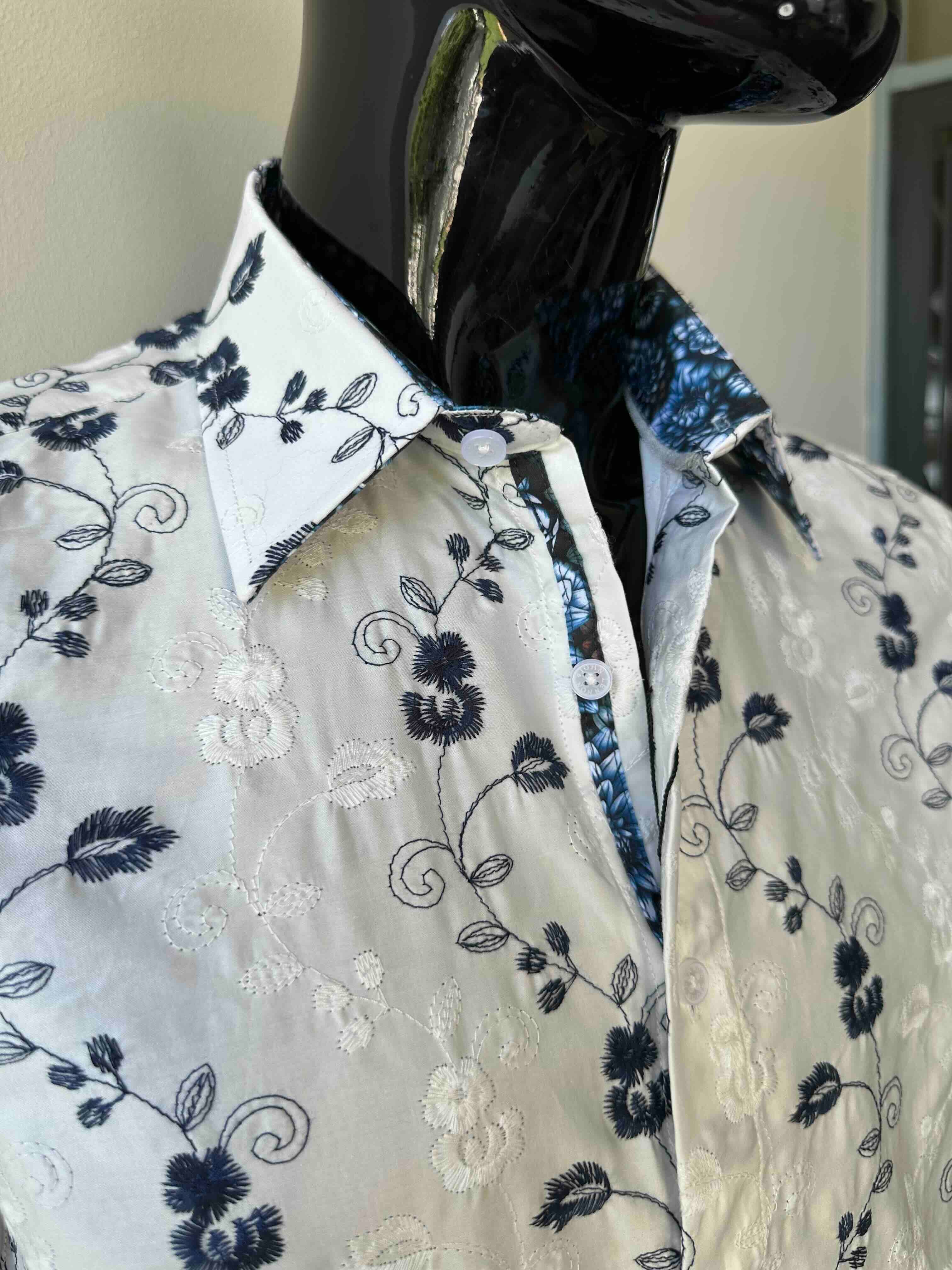 JOHN LENNON Mens Merry Hill Short Sleeve Shirt in White - Image 2